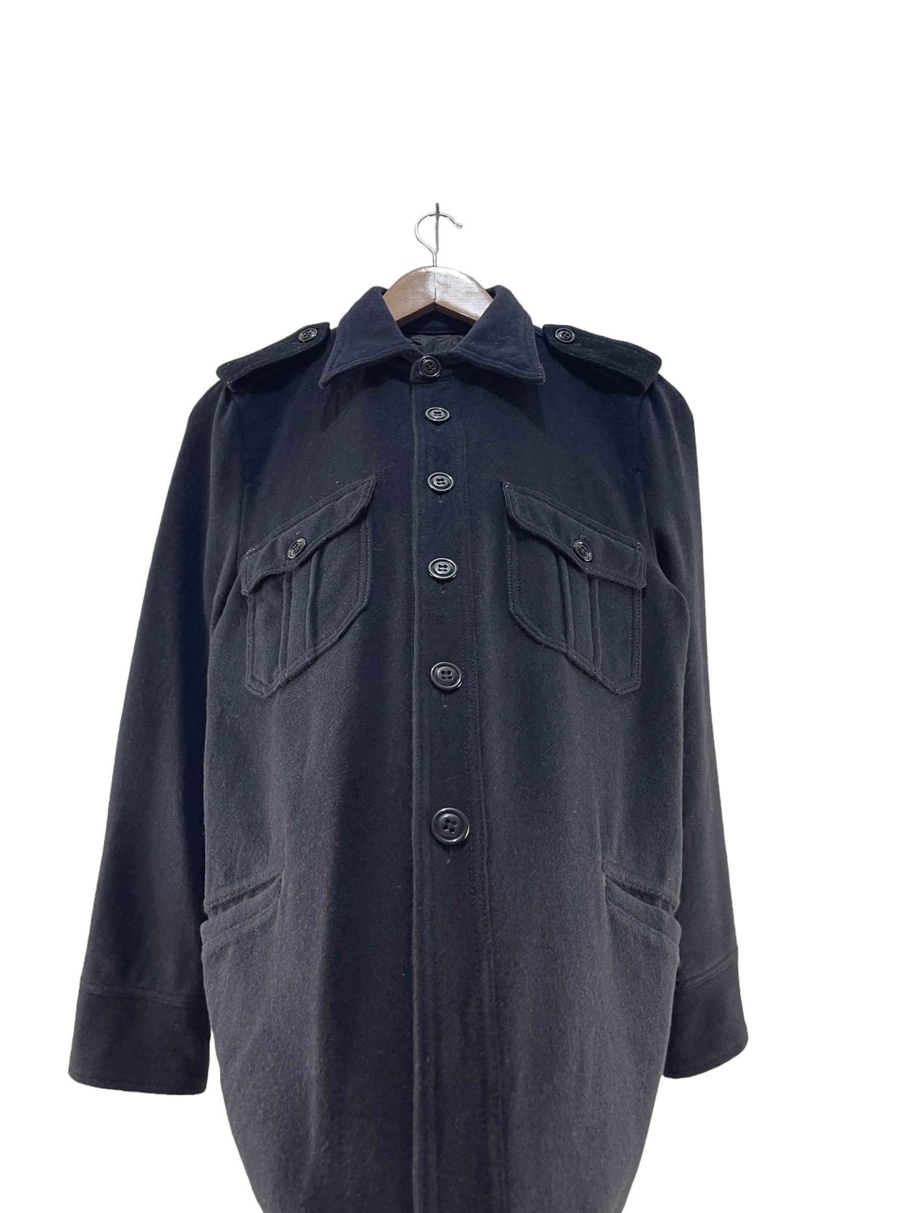 Blue Blue Japan Vintage Blue Blue Japan Wool Coat Jacket Size M / US 6-8 / IT 42-44 - 9 Thumbnail