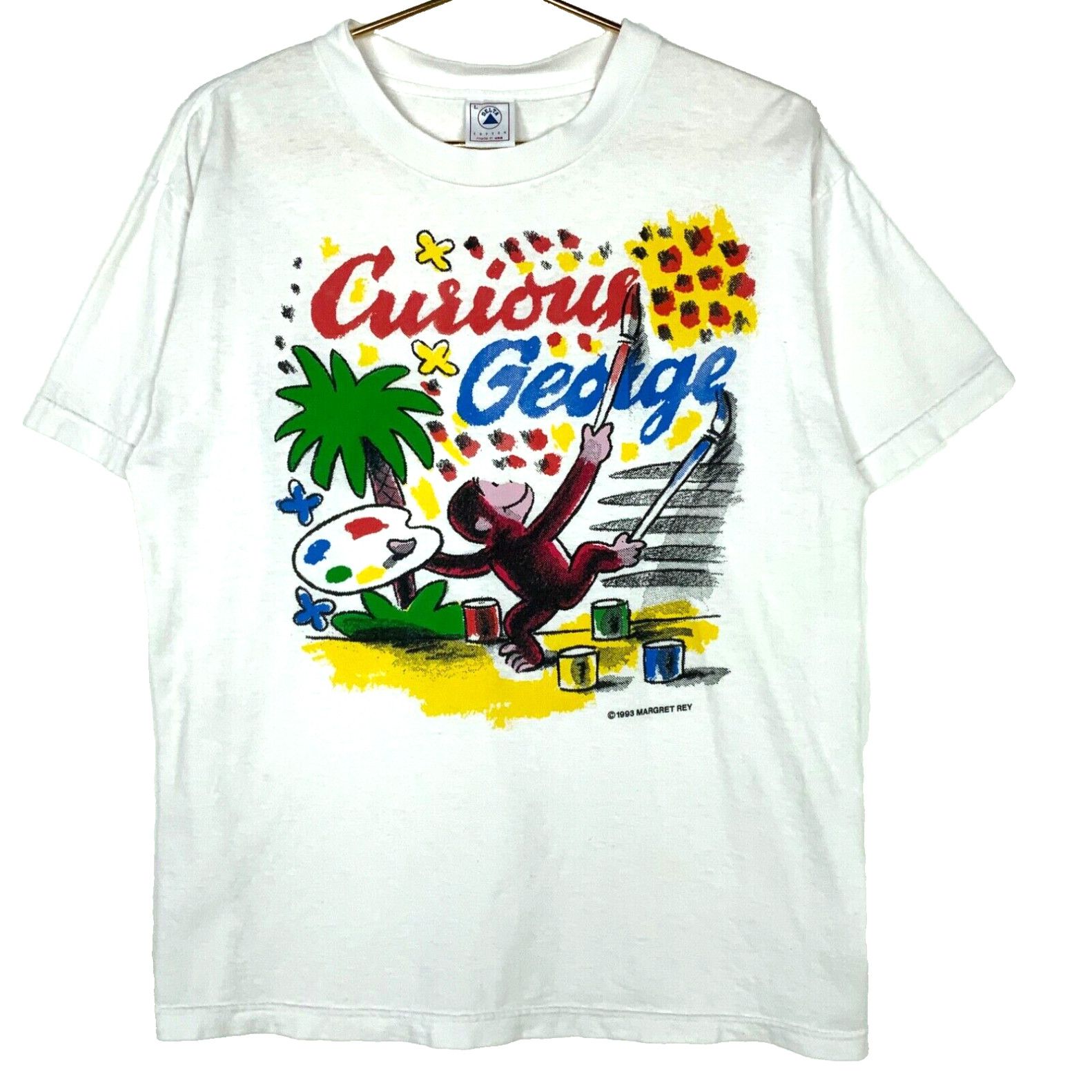 Vintage 90's Deadstock Ether Curious George T-Shirt ///SOLD/// main image 0