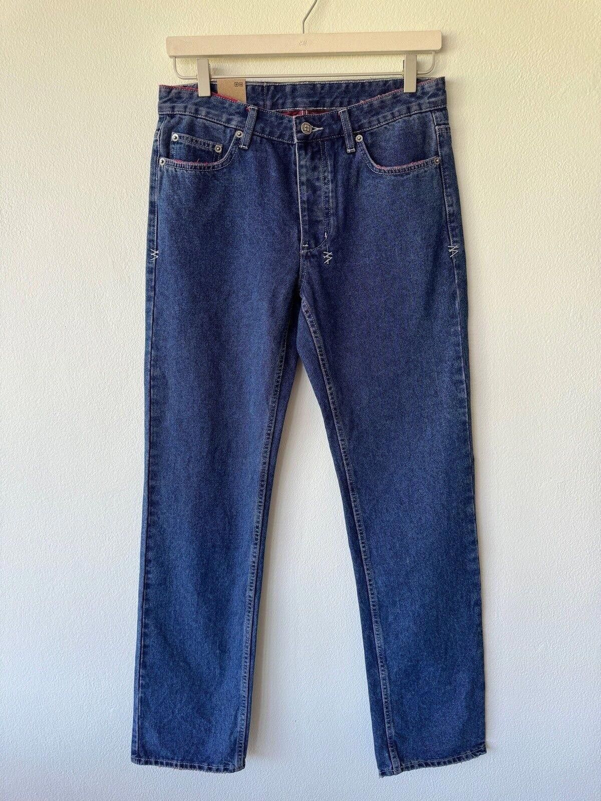 Ksubi new Ksubi mens denim jean hazlow 30 small blue red kolor Size US 30 / EU 46 - 1 Thumbnail