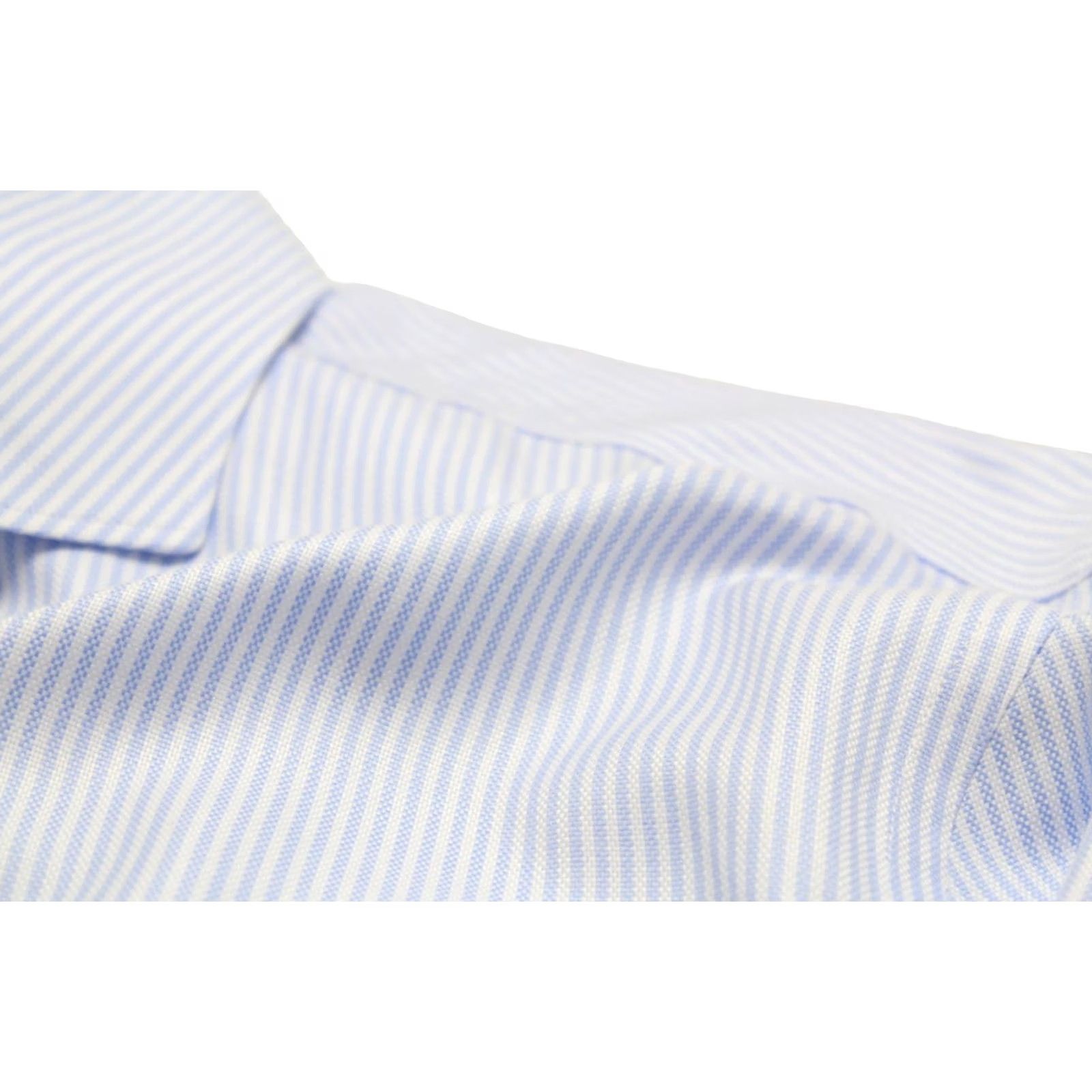 Suitsupply Suitsupply Try On Extra Slim Fit Formal Shirt 45 / 17 3/4 Pinstripe White Bush Mens Shirt Size 48R - 6 Thumbnail