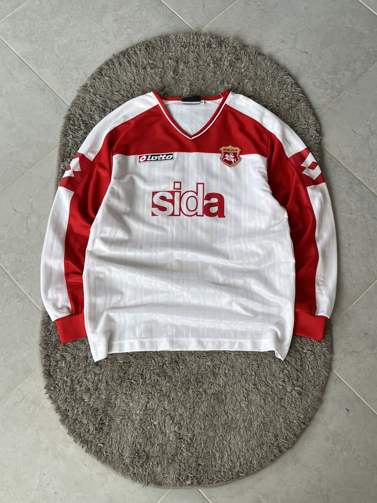 Lotto Sport Vintage Soccer Jersey Ancona Calcio Football team Size US M / EU 48-50 / 2 - 1 Thumbnail