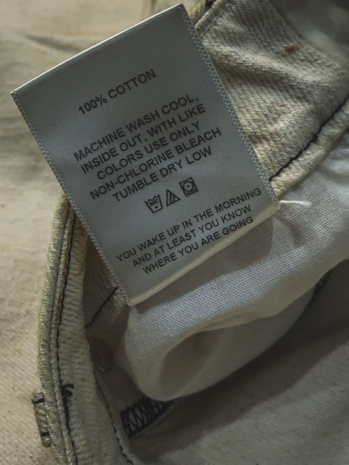 Eckhaus Latta Rust Seam Baggy Denim Pants Size US 30 / EU 46 - 12 Thumbnail