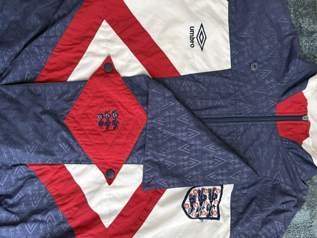 Umbro Vintage 1990 1992 England Umbro Men’s Track Football Jacket Size US XL / EU 56 / 4 - 4 Thumbnail