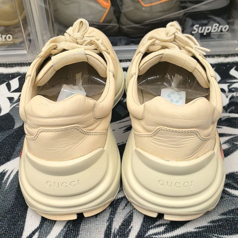 Gucci Gucci Rhyton Logo Low-Top Dad Sneakers - Size US 8.5 / EU 41-42 - 3 Thumbnail