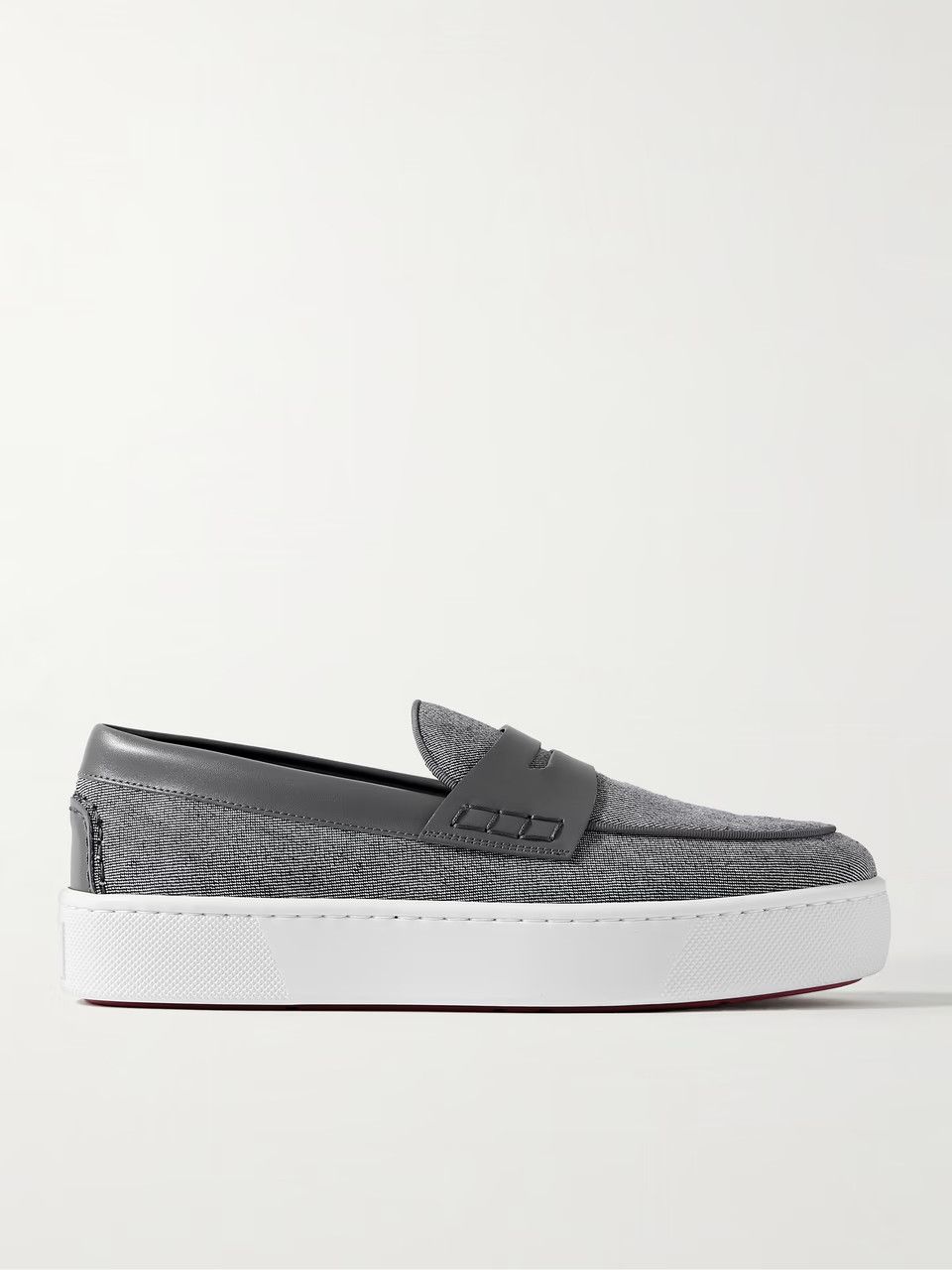 Christian Louboutin o1w1db10725 Loafers in Grey Size US 8 / EU 41 - 2 Thumbnail