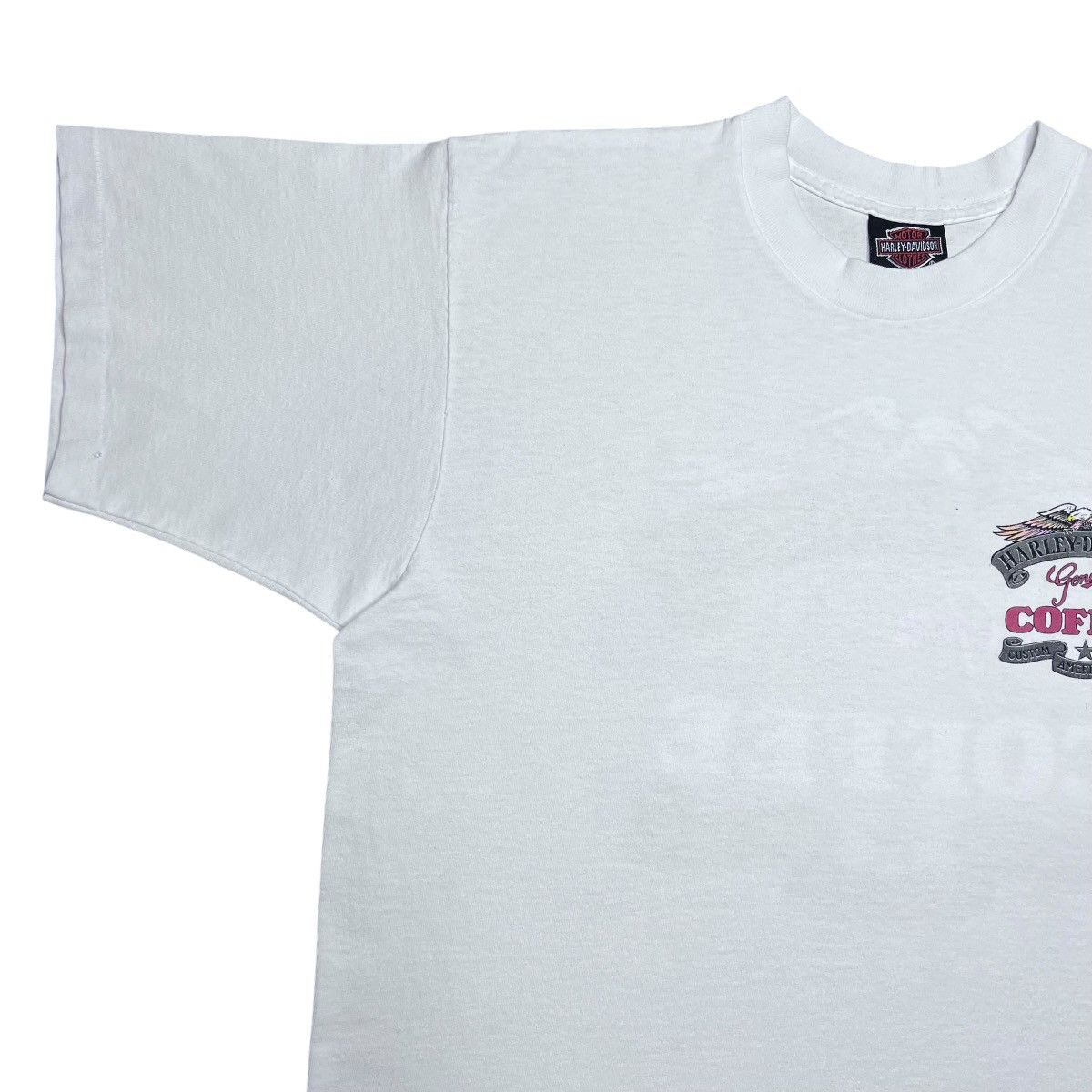Harley Davidson 93 Harley Davidson Genuine Coffee Custom American Blend Tee Size US XL / EU 56 / 4 - 11 Thumbnail