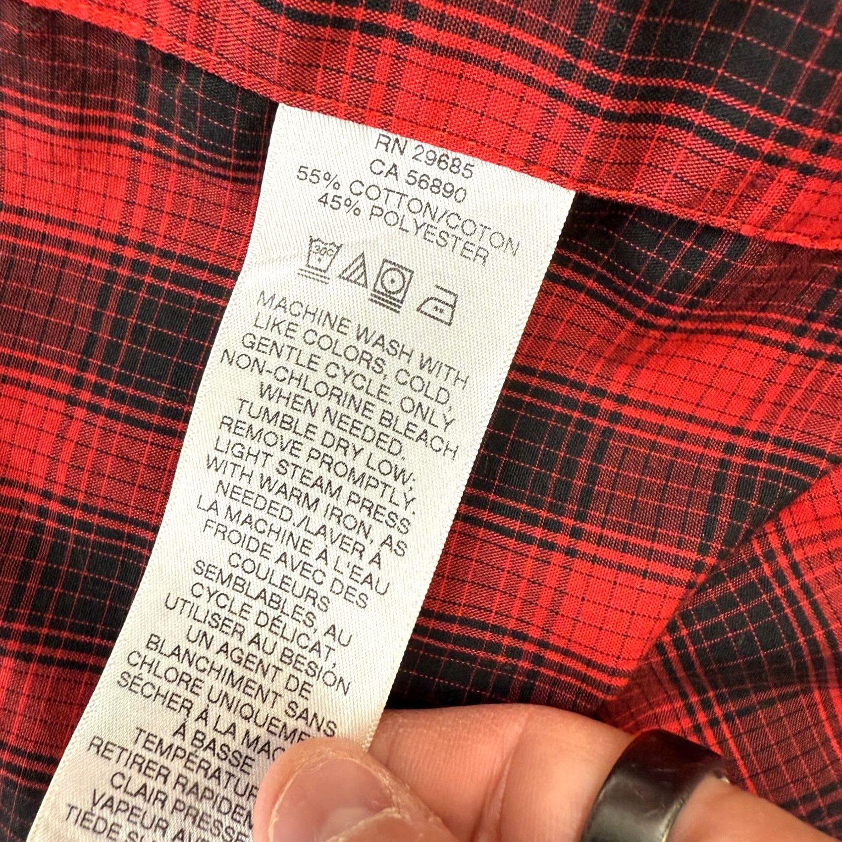 Pendleton Pendleton Shirt Mens XL Red Black Buffalo Plaid Frontier Pearl Snap Western Size US XL / EU 56 / 4 - 7 Thumbnail