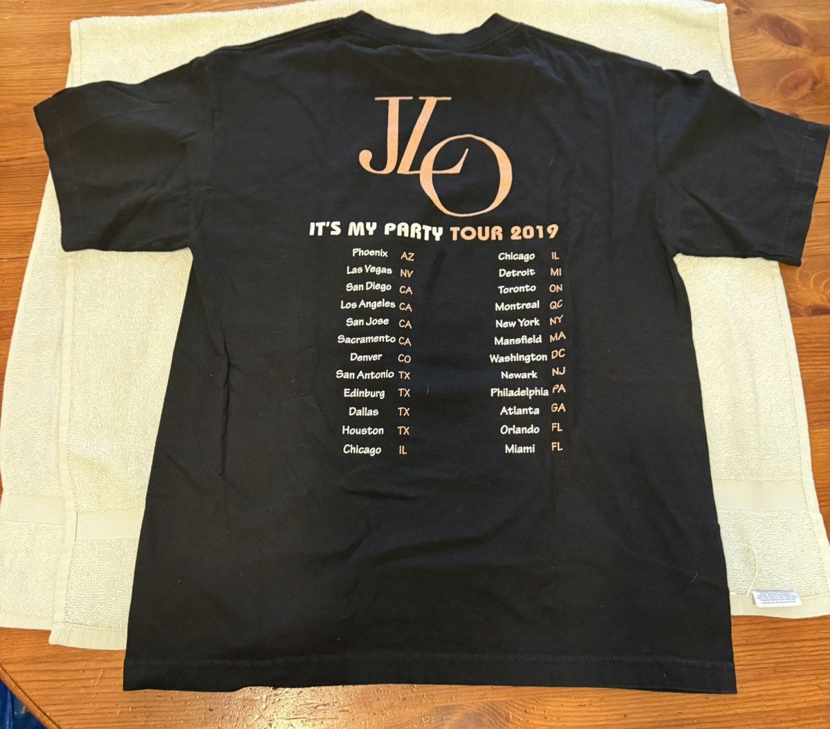 Band Tees × Jennifer Lopez × Vintage JLO Tour Tee Size US XL / EU 56 / 4 - 3 Thumbnail