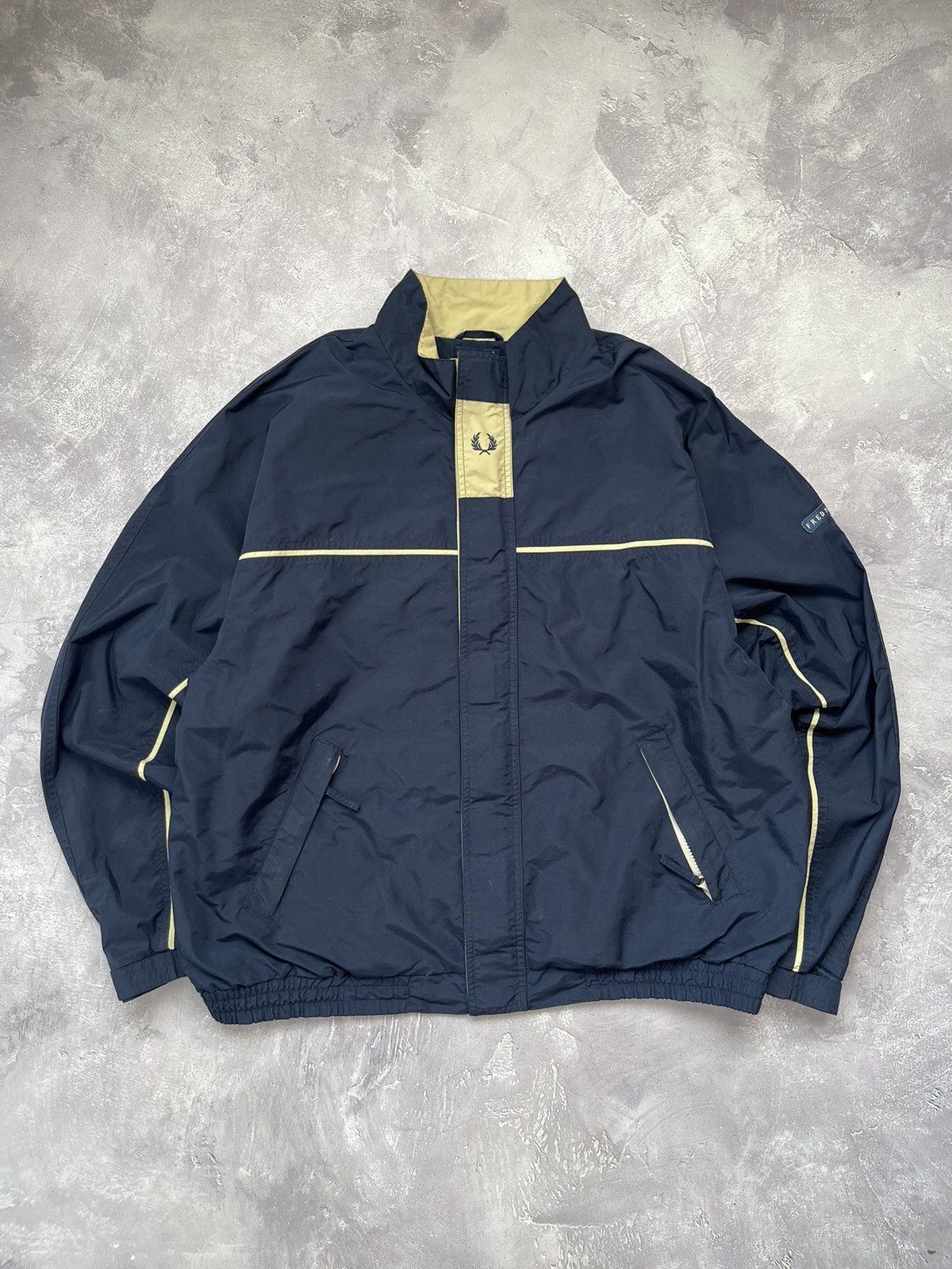 Fred Perry Vintage Fred Perry Jacket Blue Size L Size US L / EU 52-54 / 3 - 1 Thumbnail