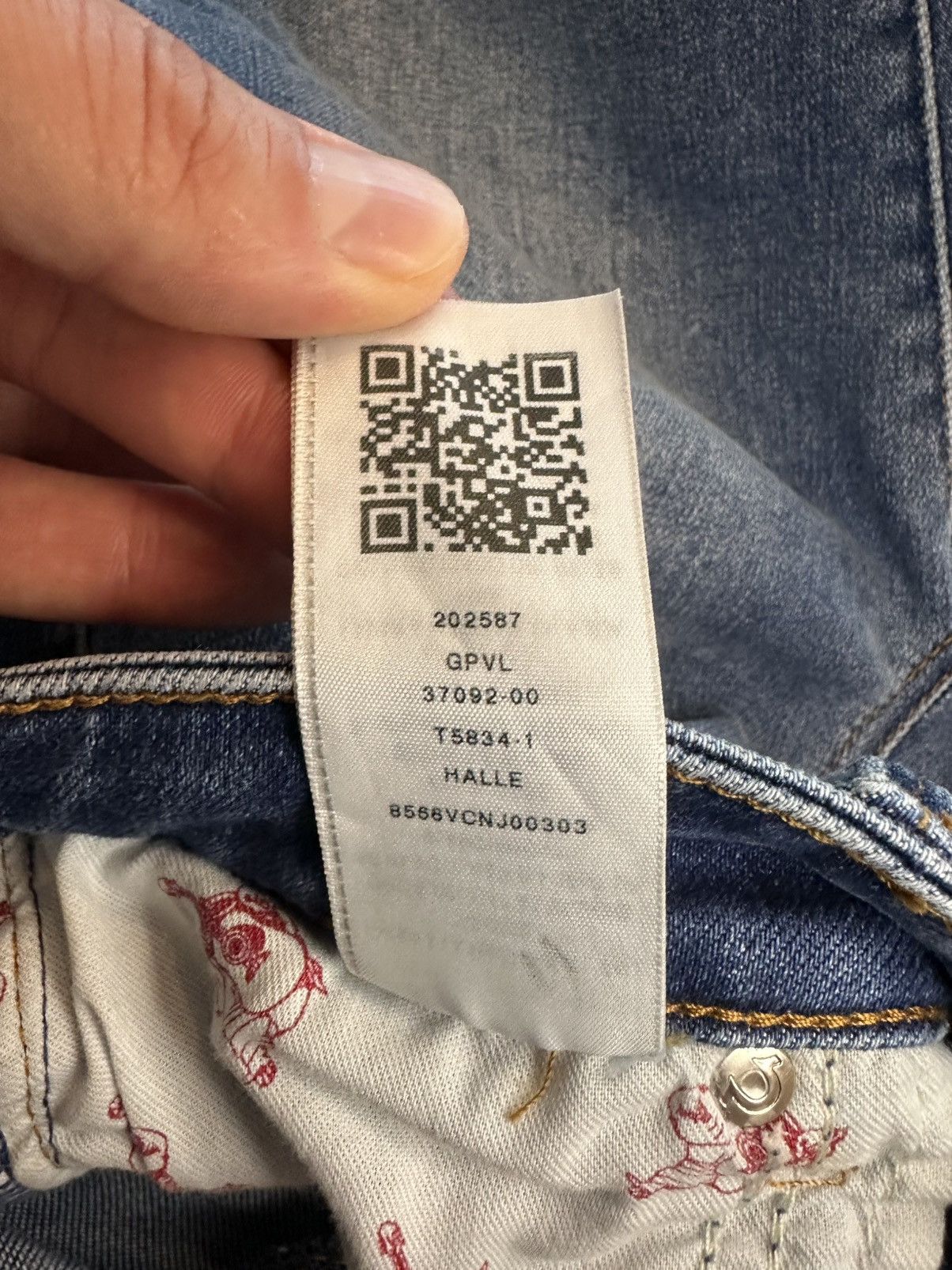 True Religion True Religion Women's Halle Skinny Fit Stretch Jeans-29x26.5 Size 29" - 10 Thumbnail