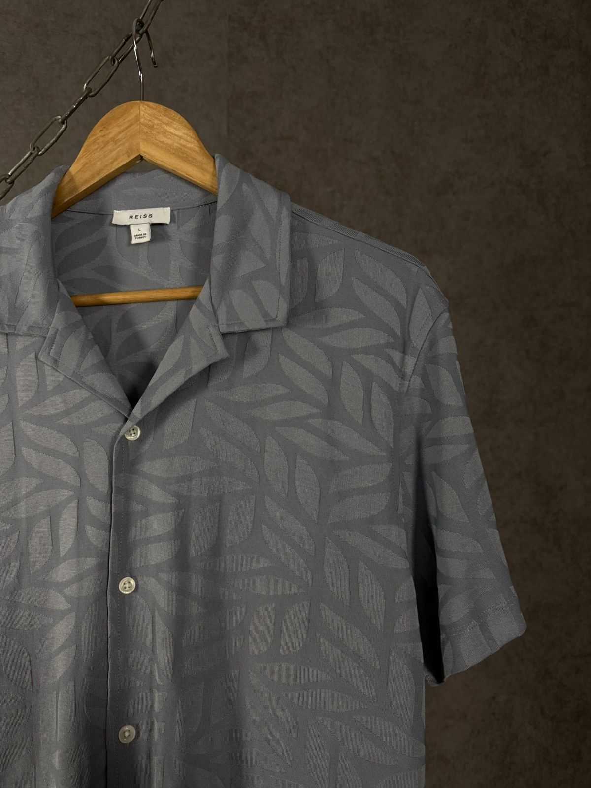 Reiss Reiss designer hawaiian shirt Size US L / EU 52-54 / 3 - 2 Thumbnail