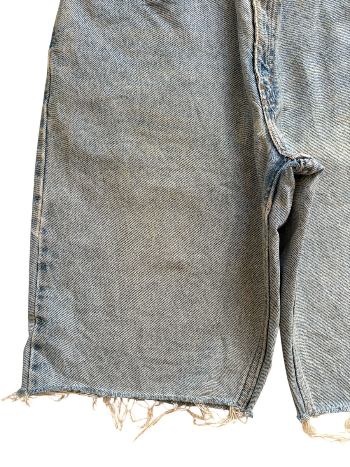 Levi's × Levi's Vintage Clothing Vintage 90s Levis 550 Mud Wash Distressed Short Jeans Size US 27 - 8 Thumbnail