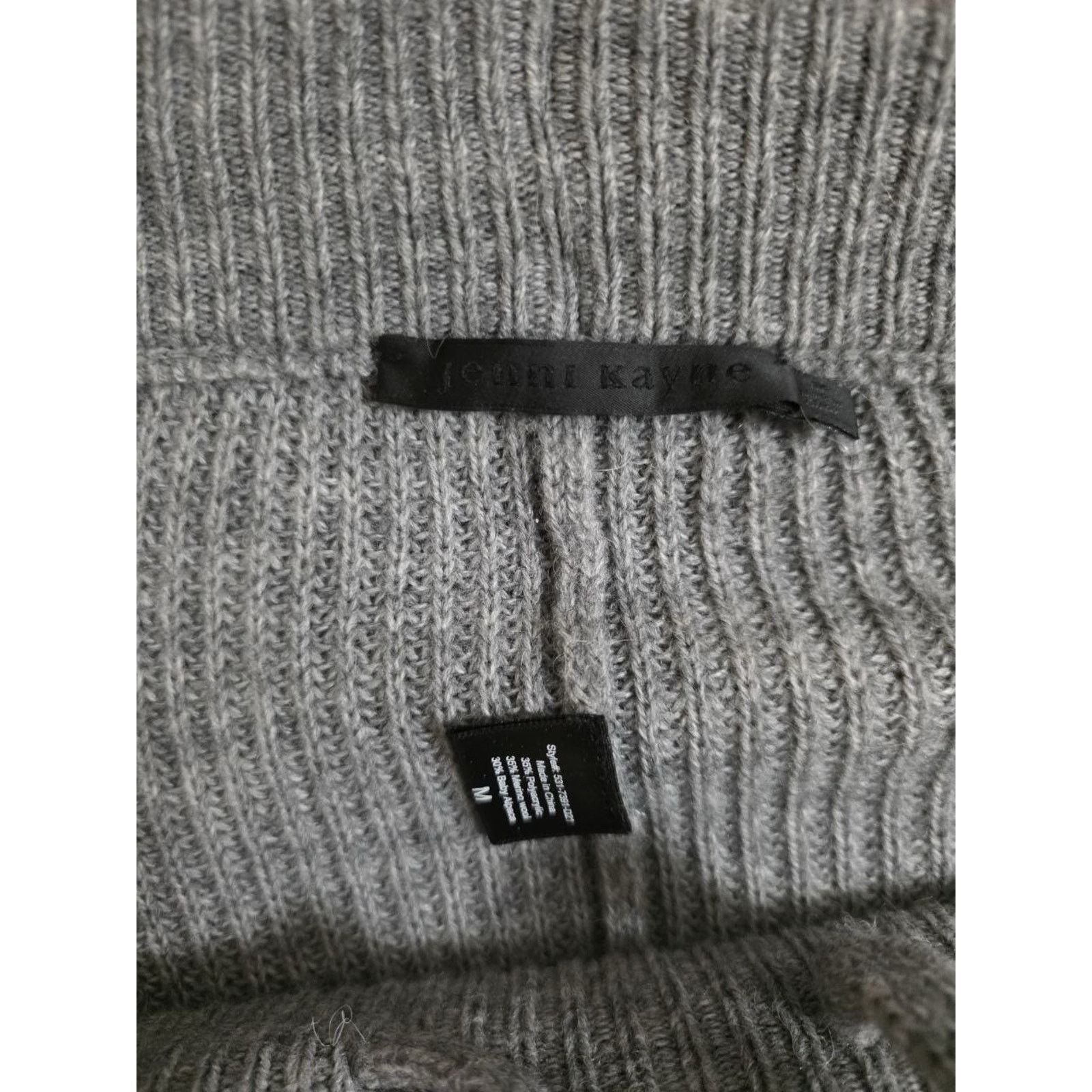 Kayden K Jenni Kayne Wool Alpaca Knit Set Gray Size M A001059 Size M / US 6-8 / IT 42-44 - 10 Thumbnail