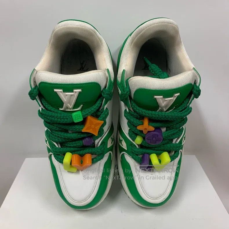 Louis Vuitton Louis Vuitton The tariner is green and fat shoes Size US 8 / EU 41 - 5 Thumbnail