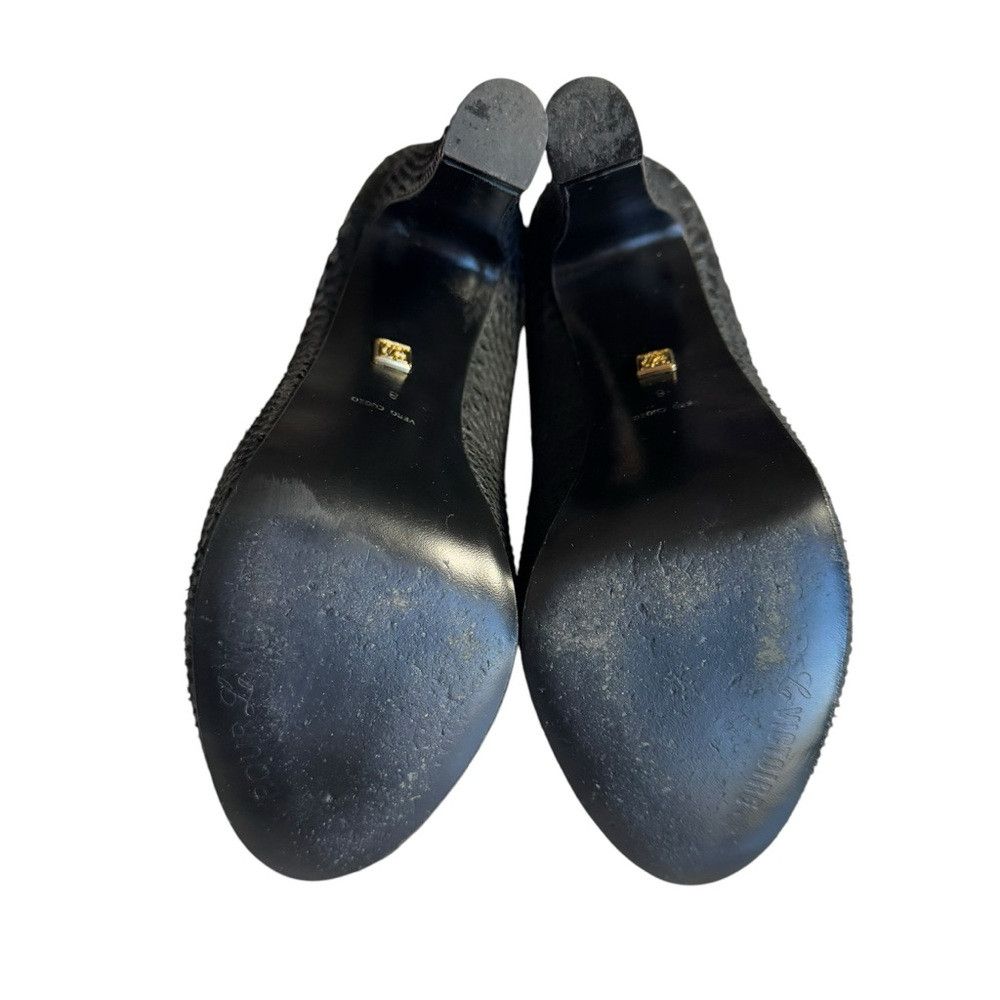 Other Pour La Victoire Irina II Snakeskin High Heel Black Shoes M Size US 8 / IT 38 - 6 Thumbnail