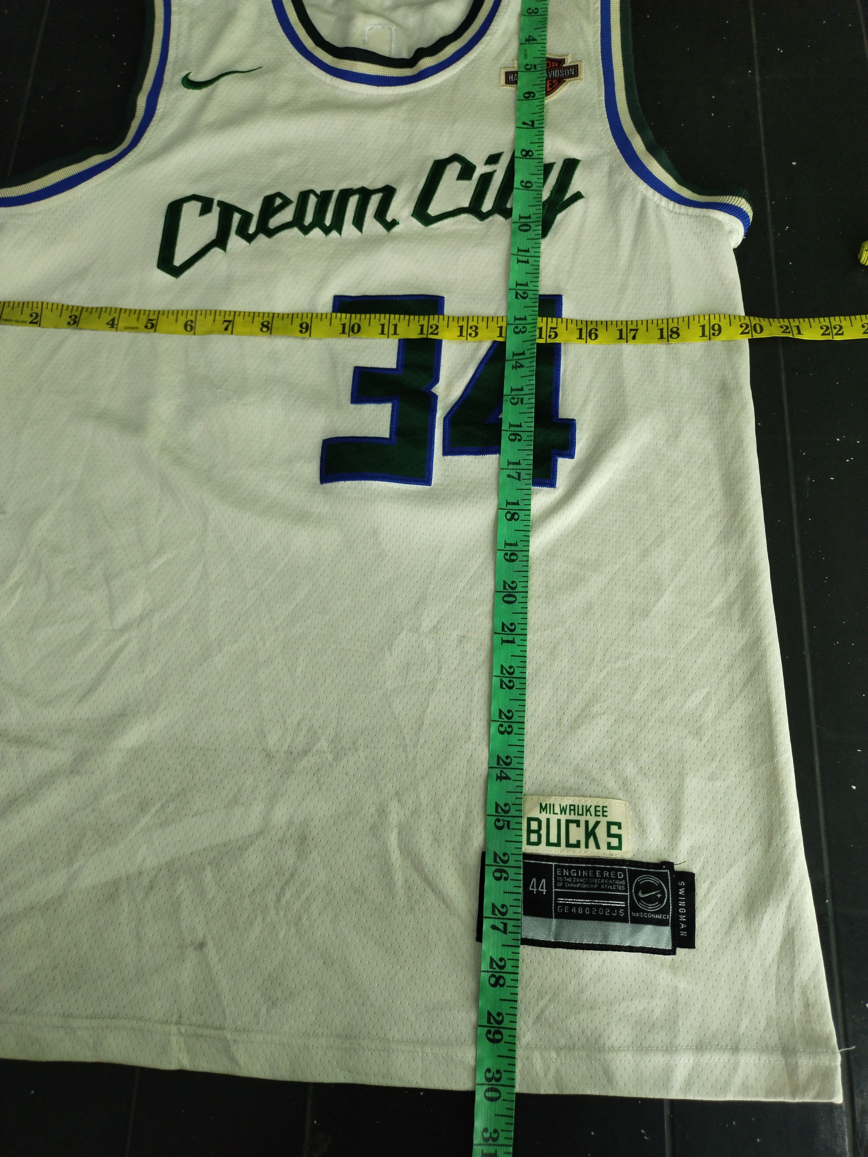 Harley Davidson Vintage Nike X HD Swingman Milwaukee Bucks Jersey Rare Size US M / EU 48-50 / 2 - 8 Thumbnail