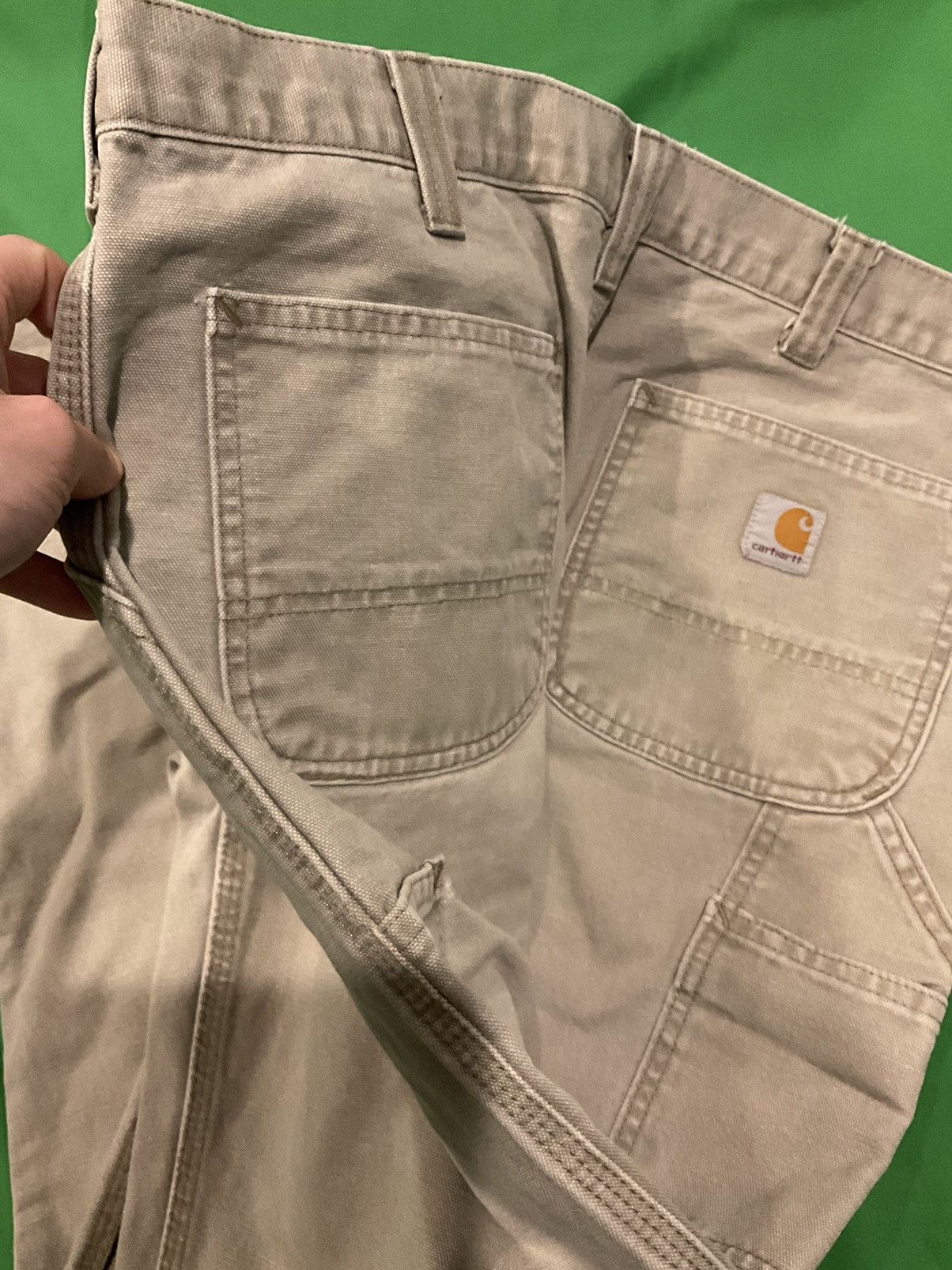 Carhartt × Vintage Vintage Tan Carhartt straight leg work pants Size US 36 / EU 52 - 2 Thumbnail