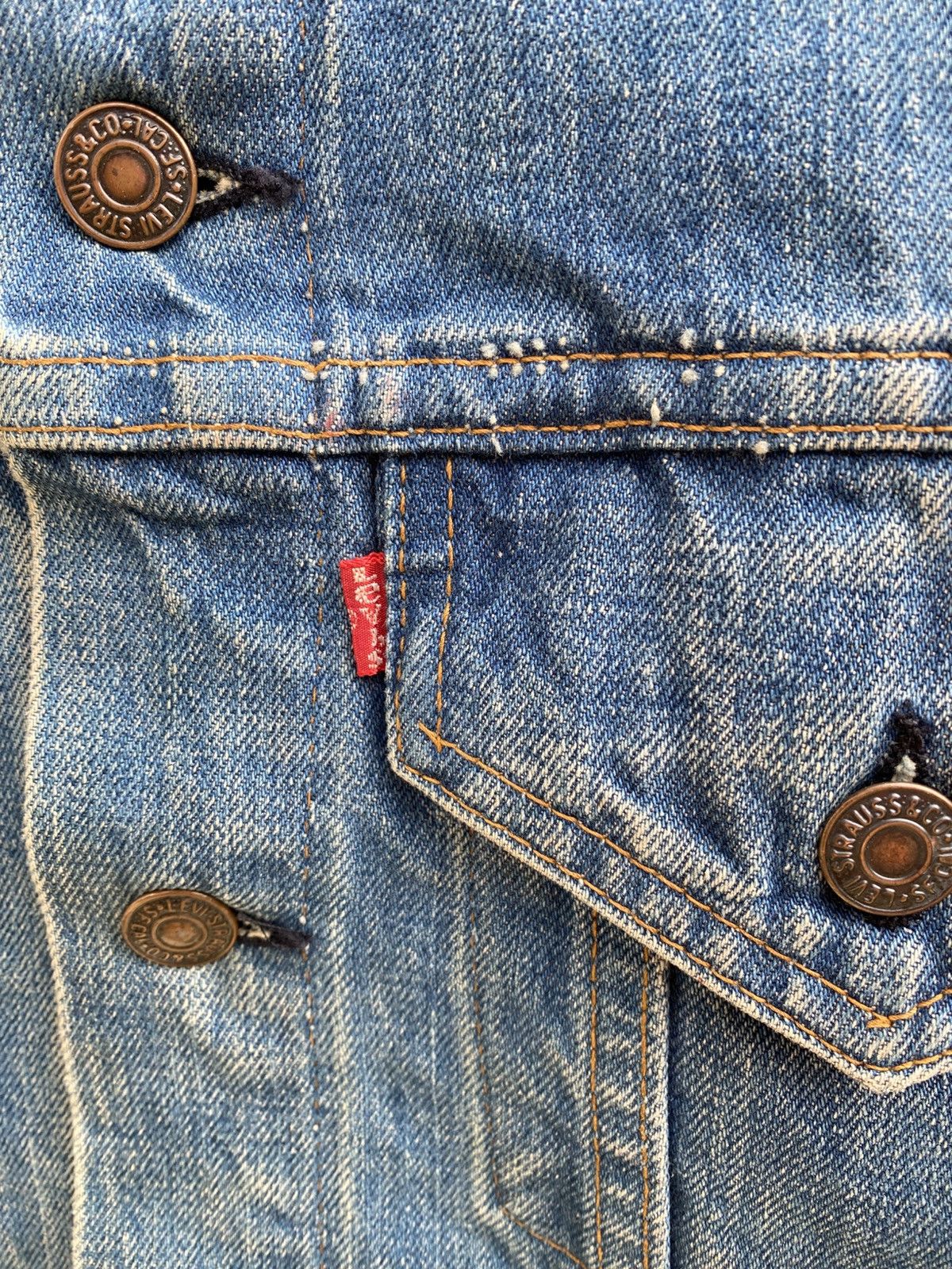 Levi's × Levi's Vintage Clothing × Vintage size 38 Vintage levi's trucker denime jakcet made in USA Size US M / EU 48-50 / 2 - 7 Thumbnail