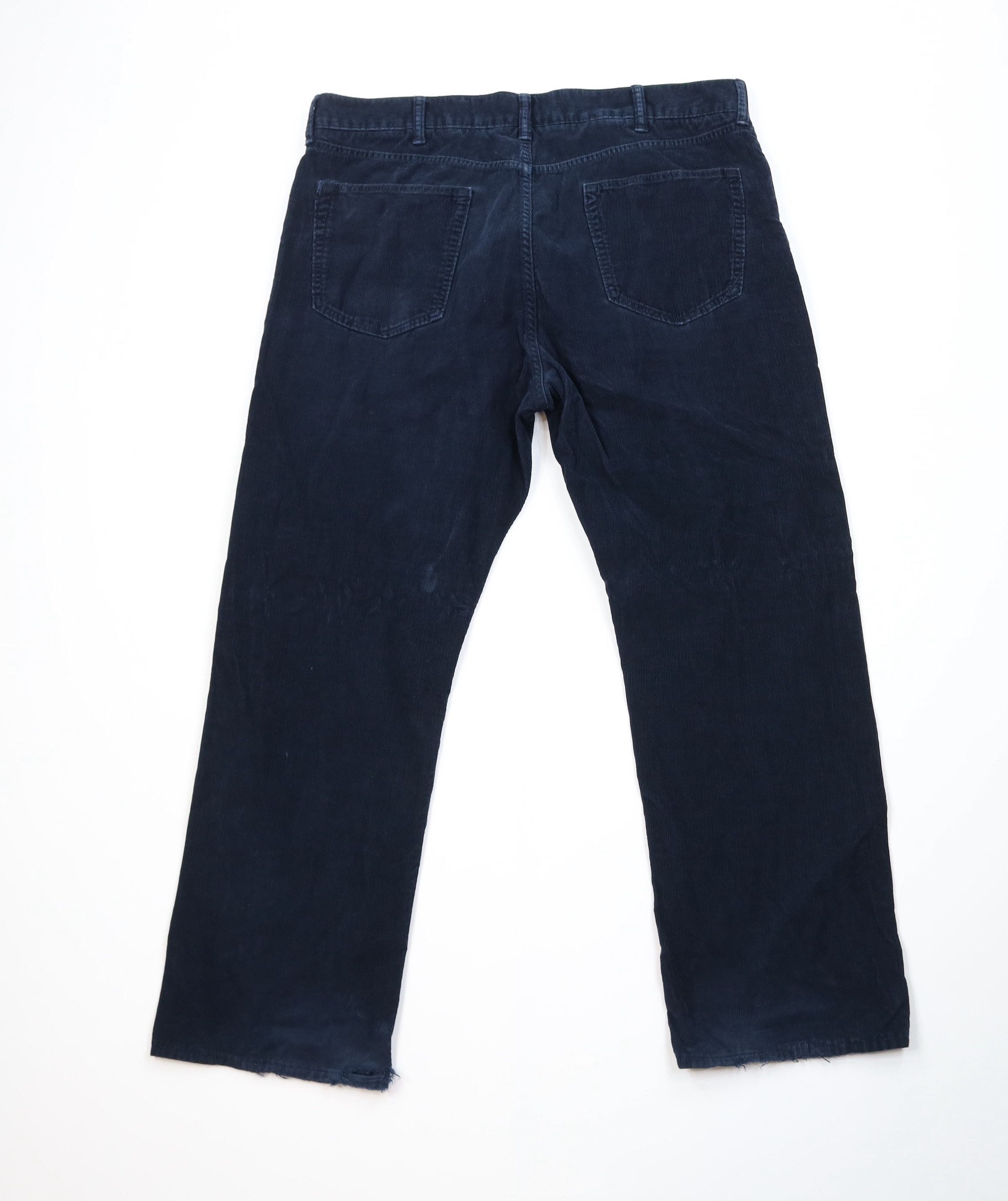 Banana Republic Banana Republic Pima Cotton Wide Leg Corduroy Pants Blue Size US 40 / EU 56 - 11 Thumbnail