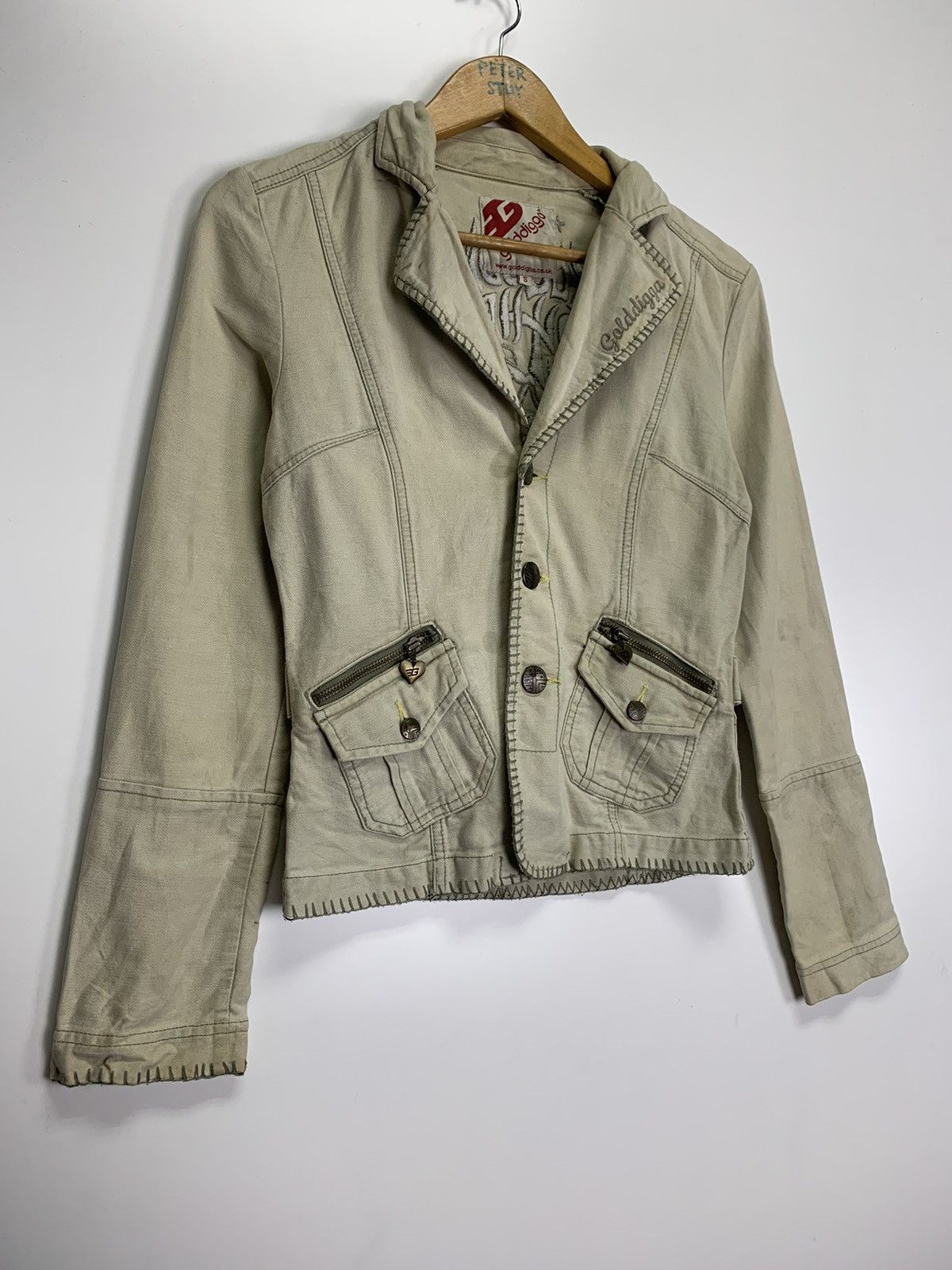 Japanese Brand × Vintage Golddigga cotton jacket Size US S / EU 44-46 / 1 - 5 Thumbnail