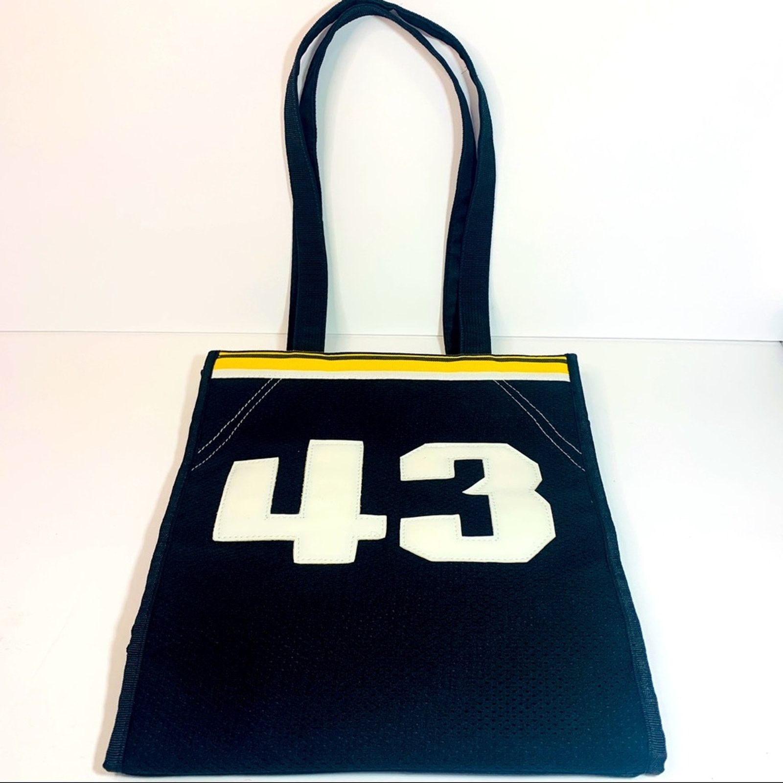 Other Steelers Troy Polamalu Mesh Jersey Tote Bag No Name Or Team Size ONE SIZE - 4 Thumbnail