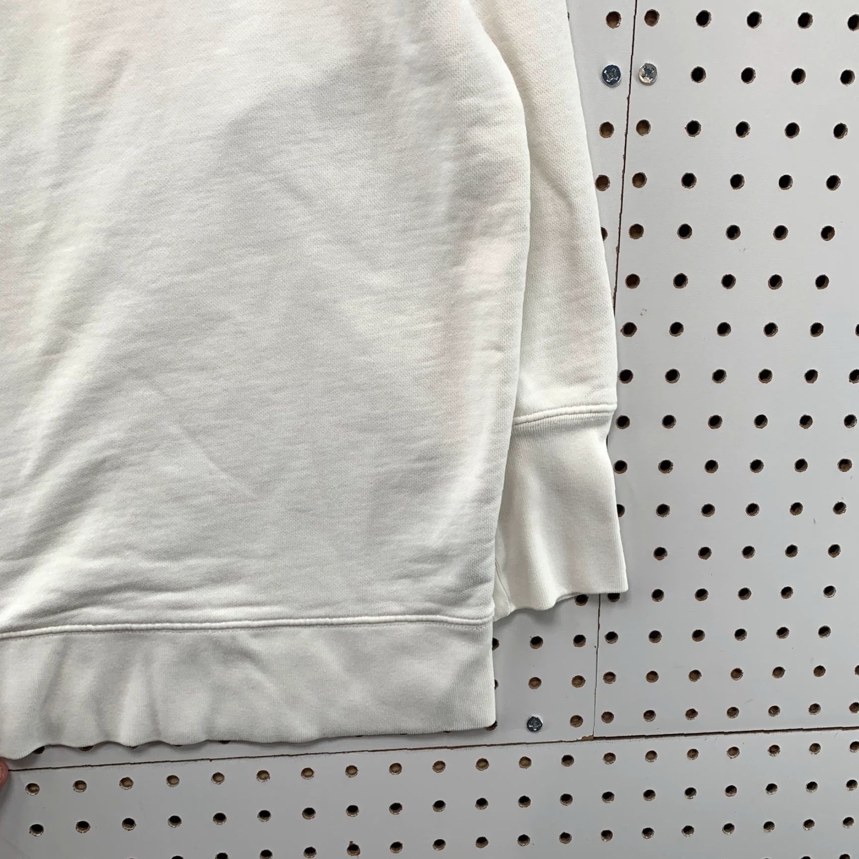 Ralph Lauren Ralph Lauren Sweater Shirt Womens Small White 1/4 Zip Mock Neck Fleece Pullover Long Sleeve Cotton Size S / US 4 / IT 40 - 7 Thumbnail