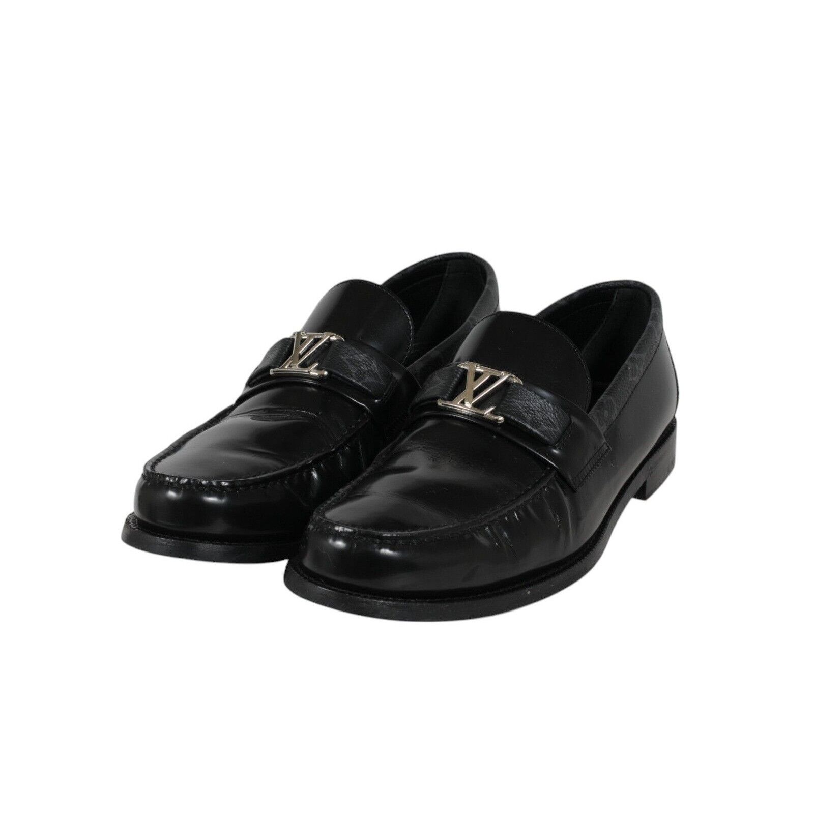 Louis Vuitton Major Loafers Black Leather - 02492 Size US 7.5 / EU 40-41 - 3 Thumbnail