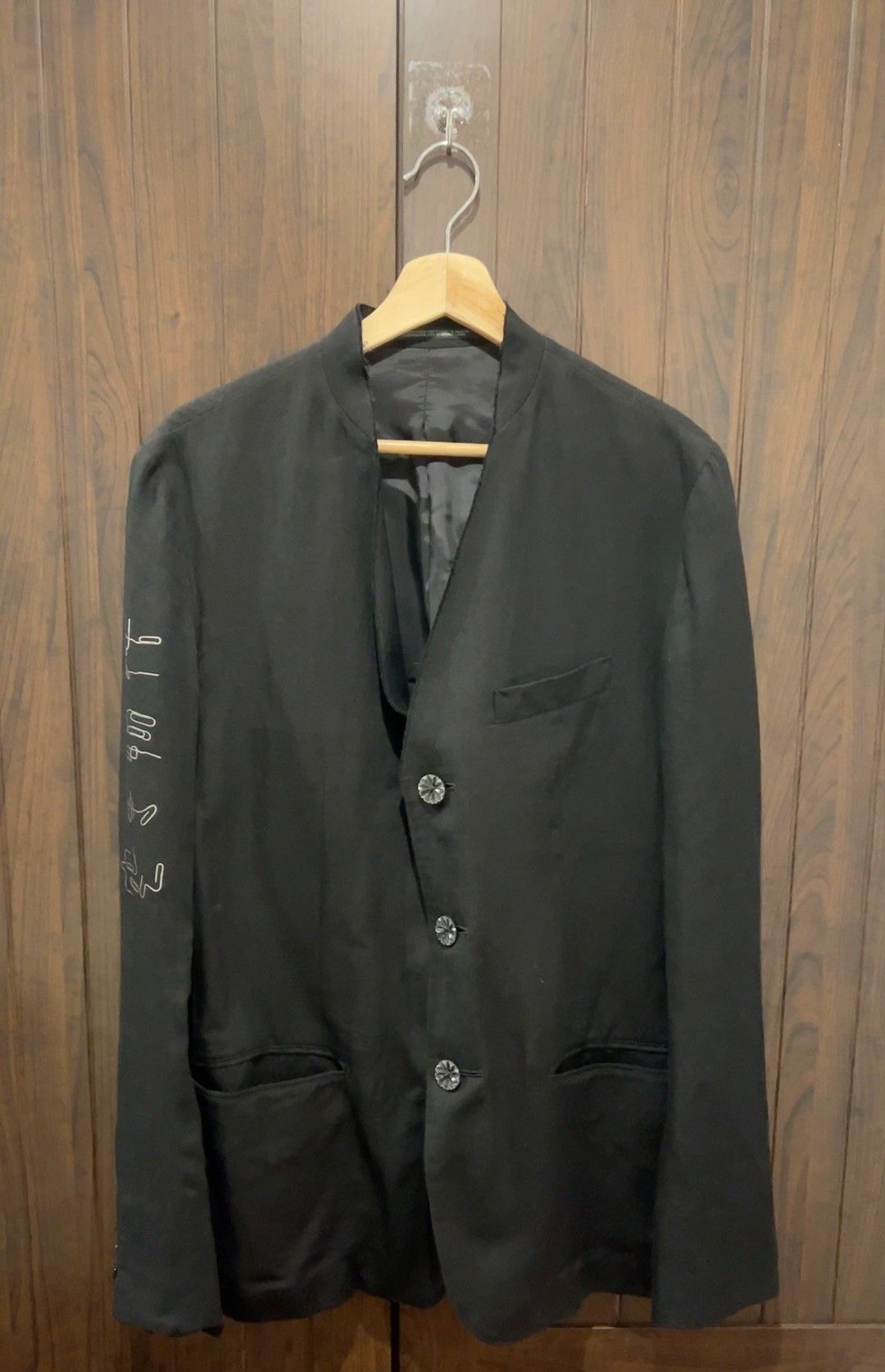 Yohji Yamamoto Yohji Yamamoto Black Suit Jacket Size US L / EU 52-54 / 3 - 1 Thumbnail