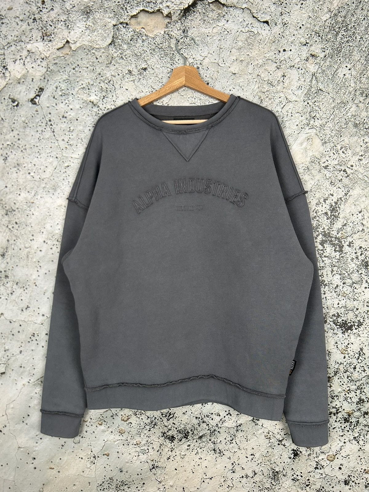 Alpha Industries Vintage Alpha Industries Crewneck Military Streetwear Hype Size US M / EU 48-50 / 2 - 1 Thumbnail
