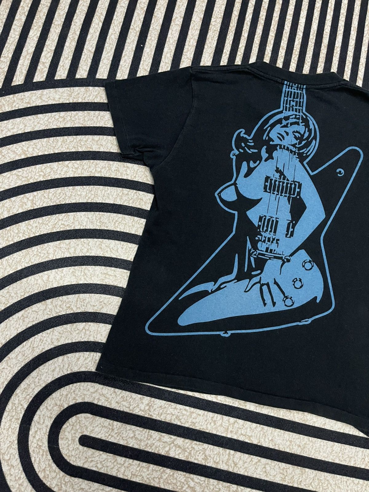 Hysteric Glamour 90s HYSTERIC GLAMOUR NAKED GIRL GUITAR TEES BIG PRINT Size US S / EU 44-46 / 1 - 10 Thumbnail