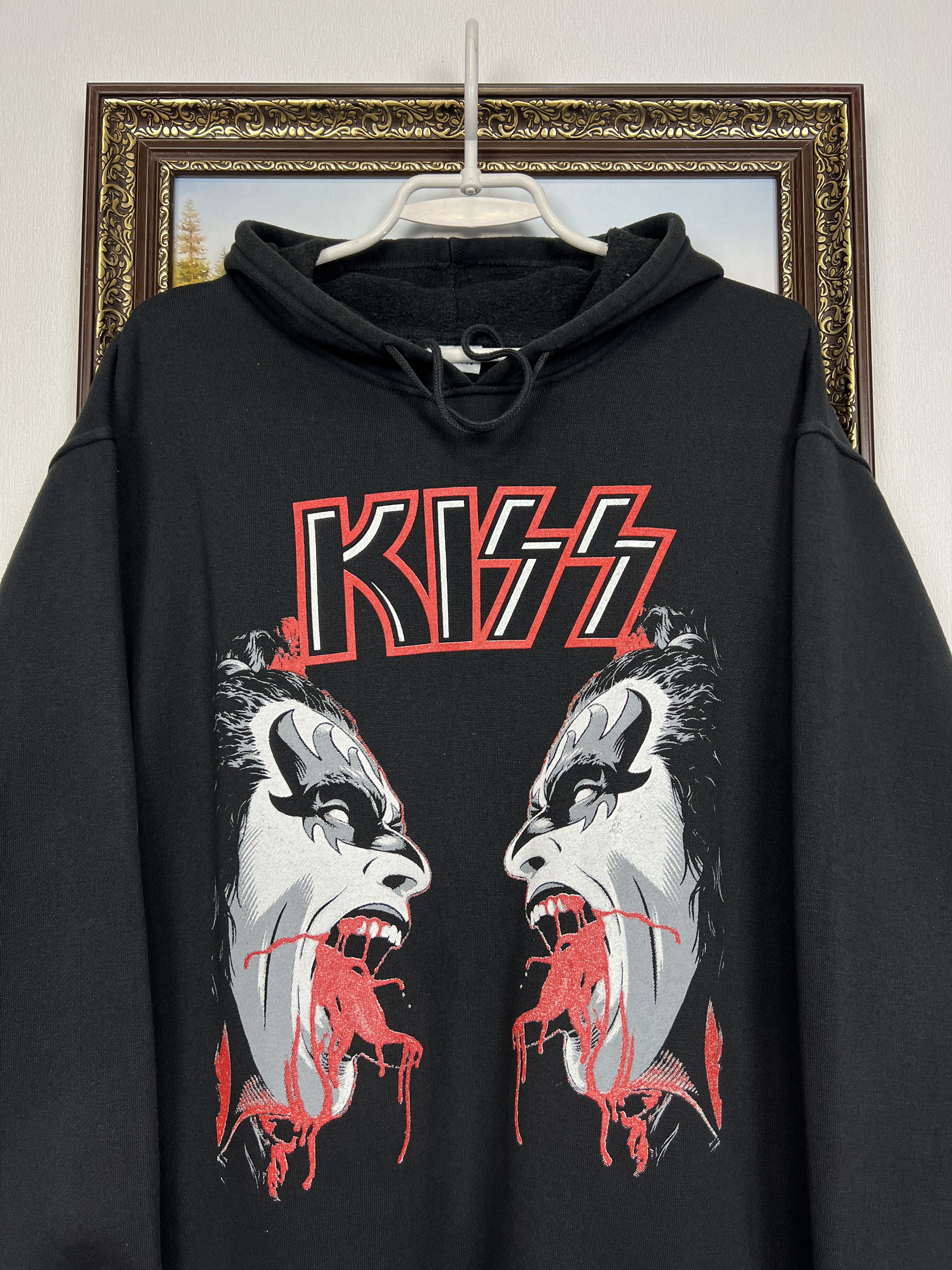 Vintage Vintage Kiss Sonic Boom Hoodie Band Over Print Jacket Size US S / EU 44-46 / 1 - 2 Thumbnail