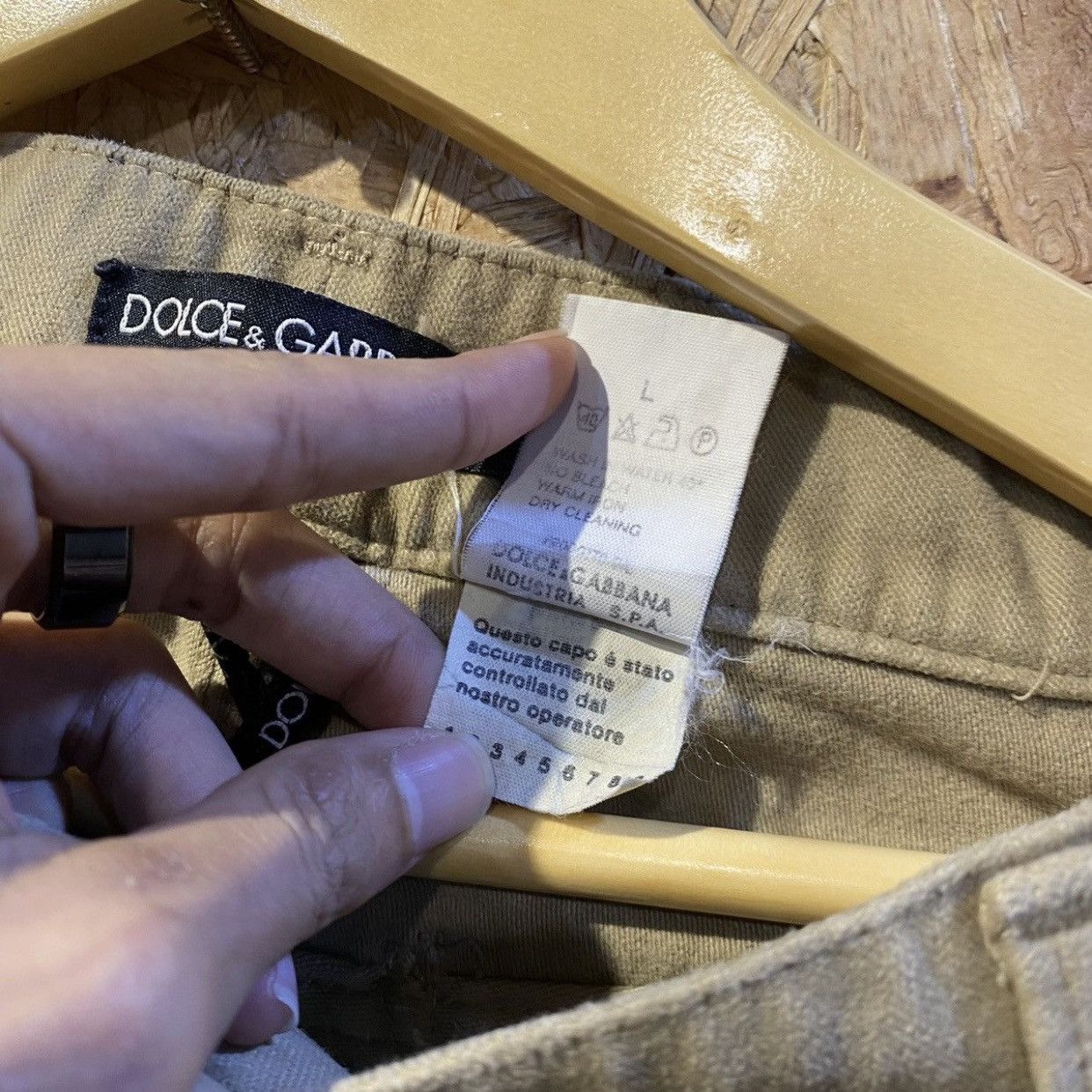 Dolce & Gabbana Vintage Dolce & Gabbana Straight Cut Casual Pants Size US 30 / EU 46 - 14 Thumbnail