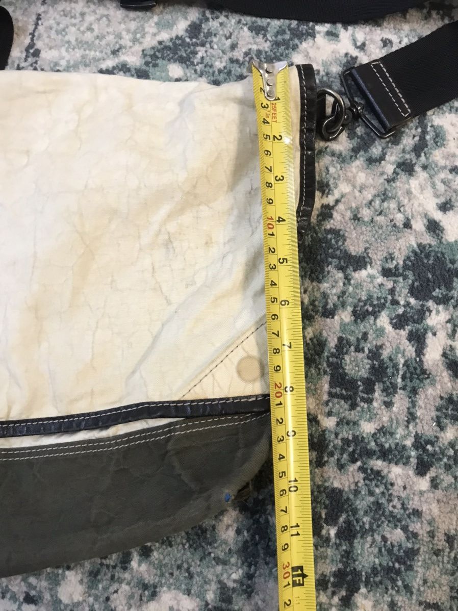 Pleats Please Issey Miyake SS15 Pleats Please Issey Miyake Leather x Canvas Bag Size ONE SIZE - 20 Thumbnail