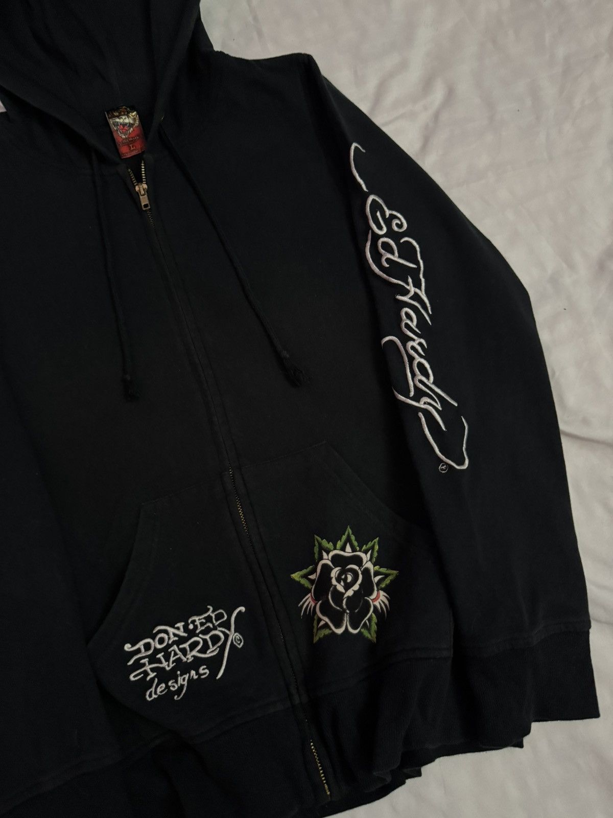Ed Hardy 2000s Archive Skull Ed Hardy Christian Audigier Hoodie Size US S / EU 44-46 / 1 - 6 Thumbnail