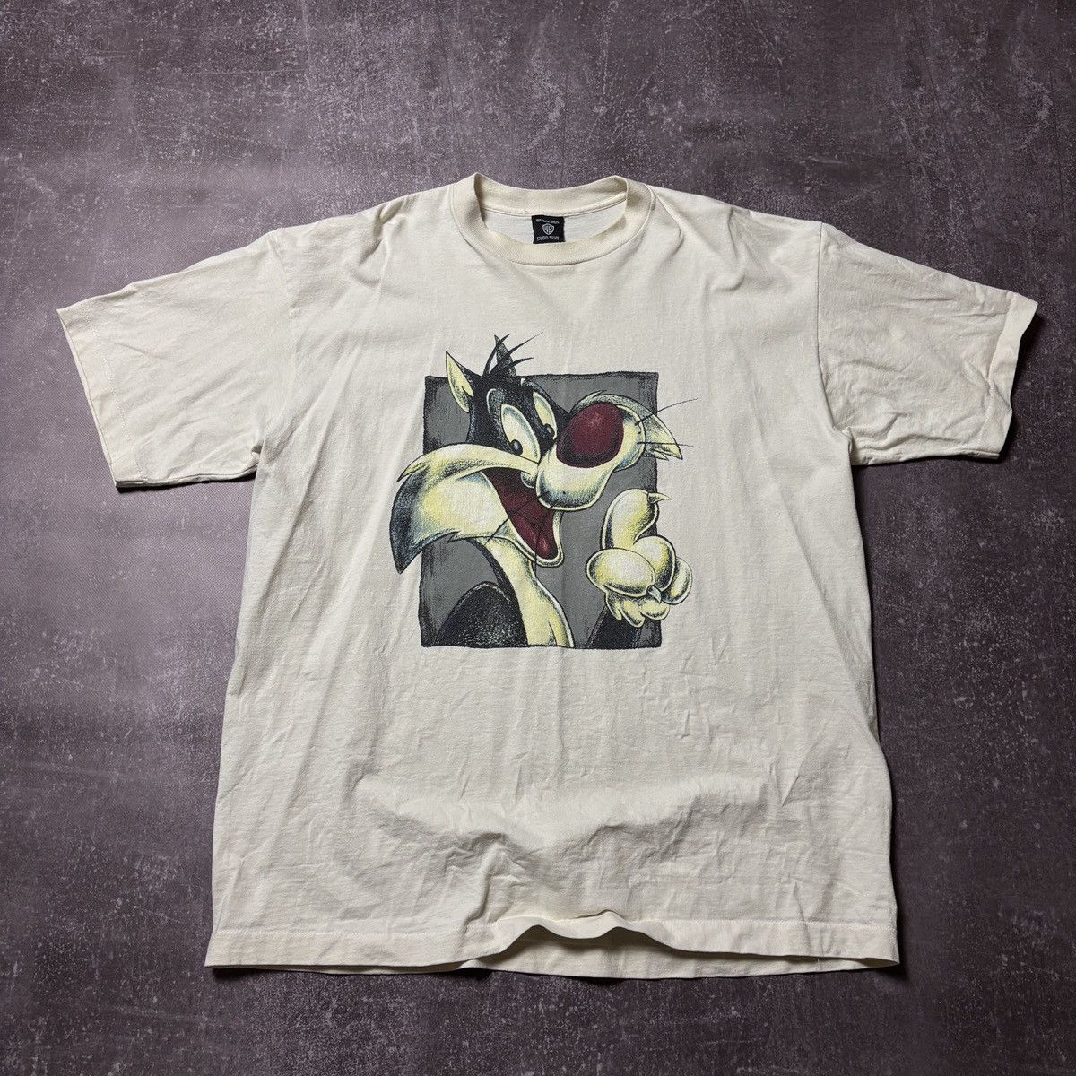 Vintage 1995s vintage t-shirt sylvester the cat looney tunes 90s Size US XL / EU 56 / 4 - 1 Thumbnail