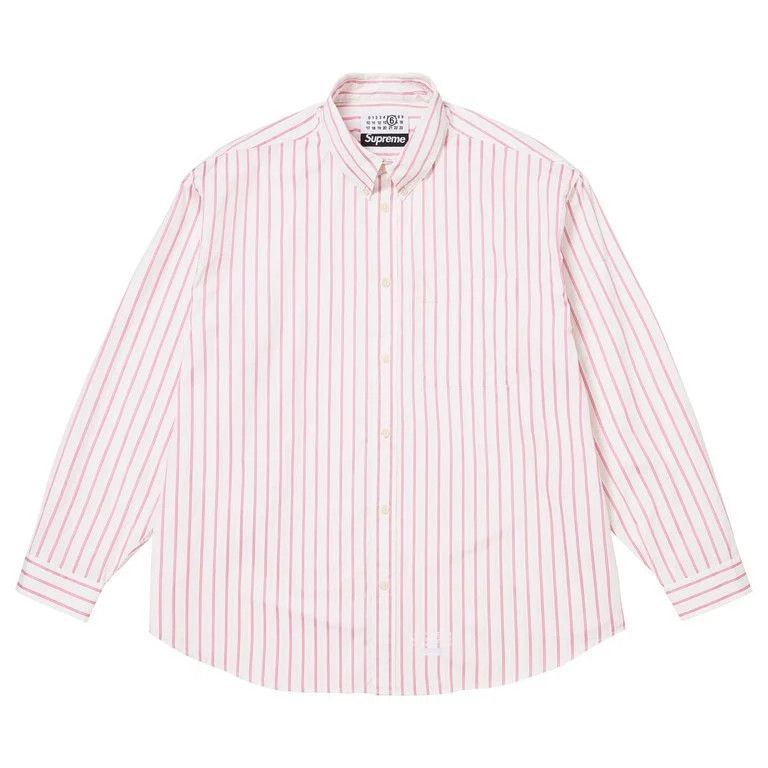 Maison Margiela × Supreme Stripe Shirt Size US XL / EU 56 / 4 - 1 Thumbnail