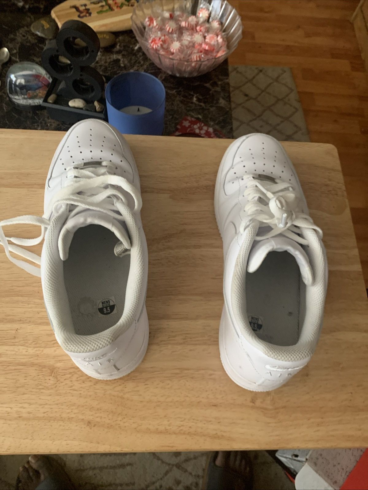 Nike air force 1 07 triple white Size US 9.5 / EU 42-43 - 5 Thumbnail