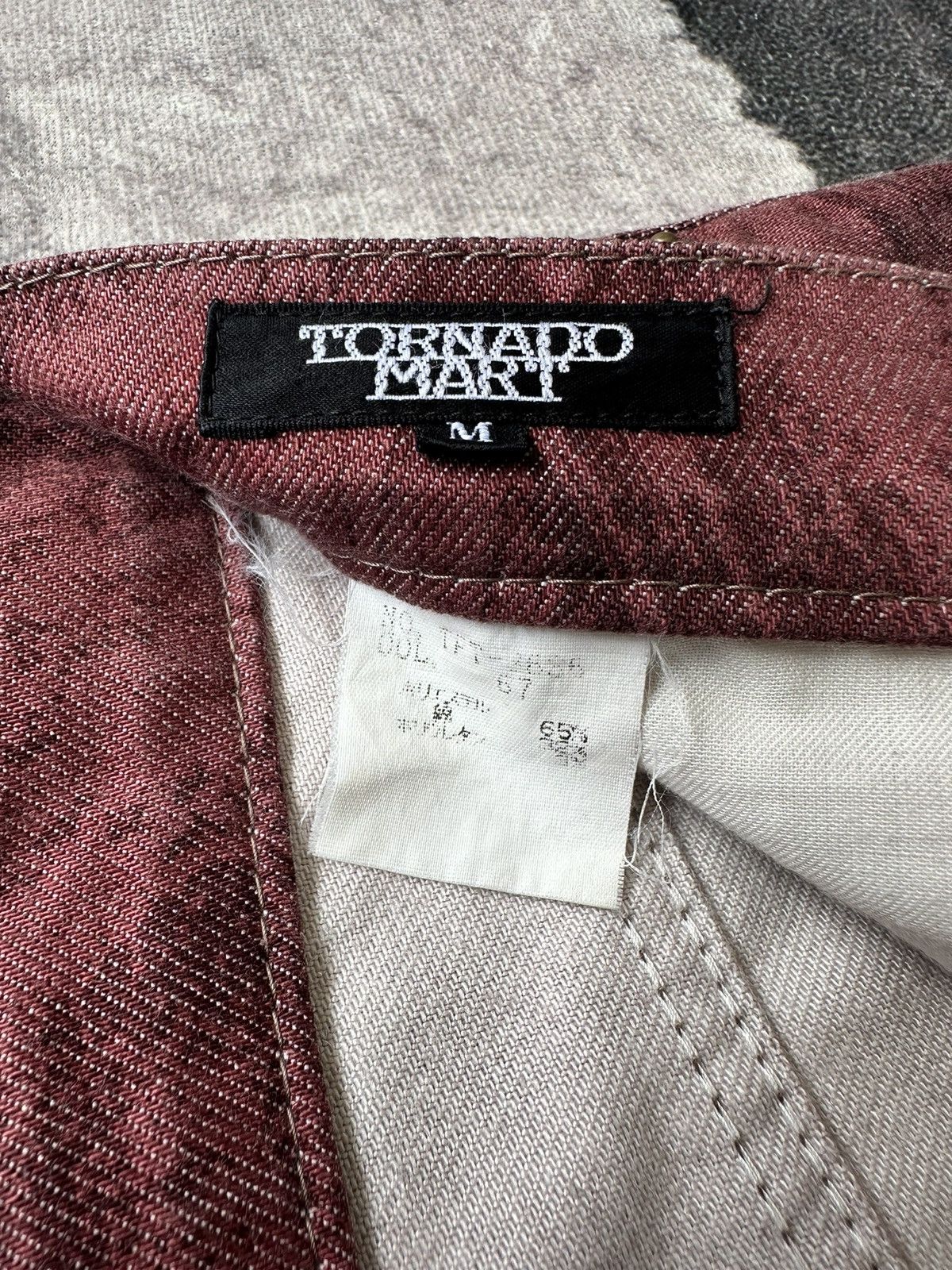 Tornado Mart 00’s Tornado Mart Japan trompe l’oeil denim archive Size US 31 - 10 Thumbnail