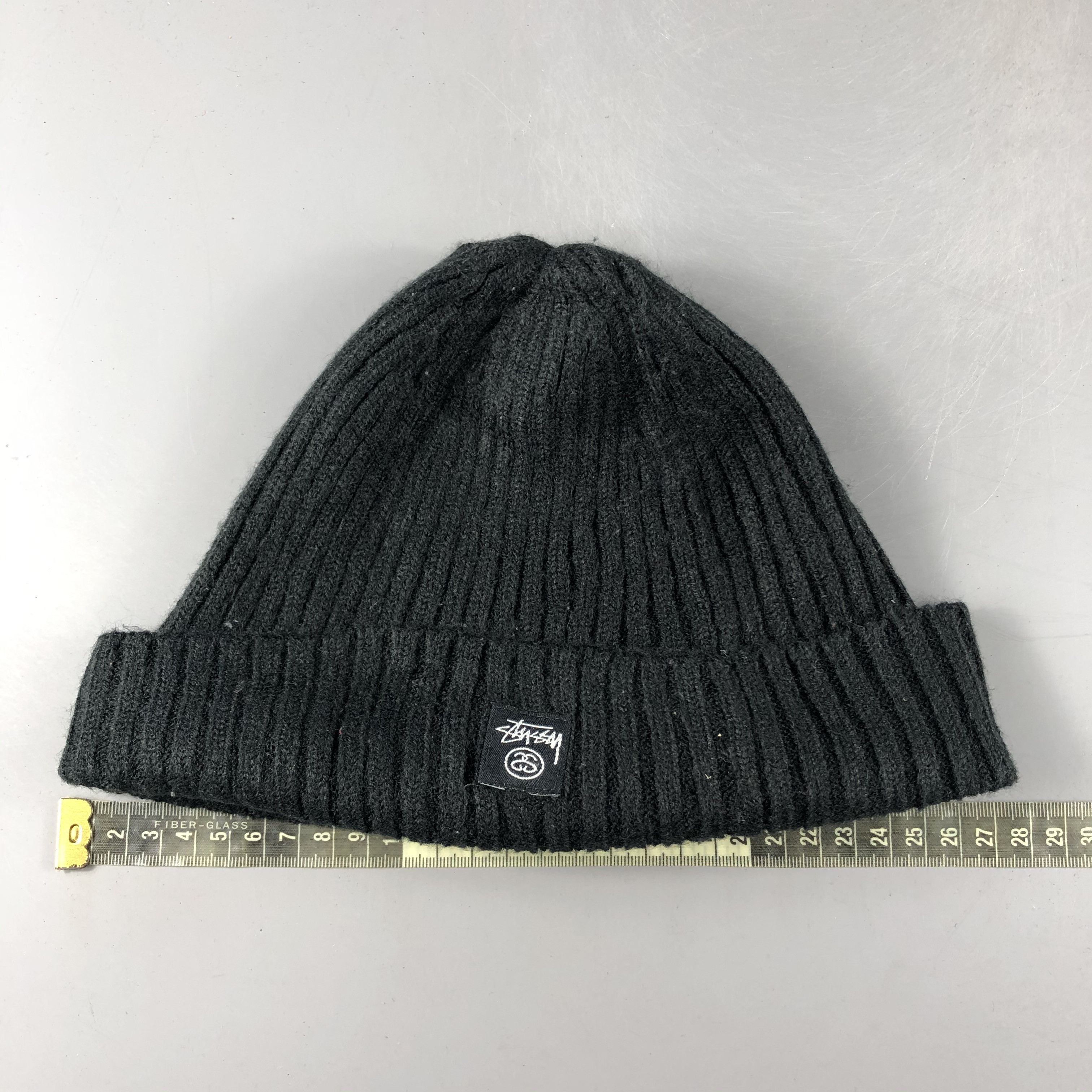 Stussy × Vintage Stussy Skateboard Black Beanie Snow Hat Snow Cap -D798 Size ONE SIZE - 3 Thumbnail