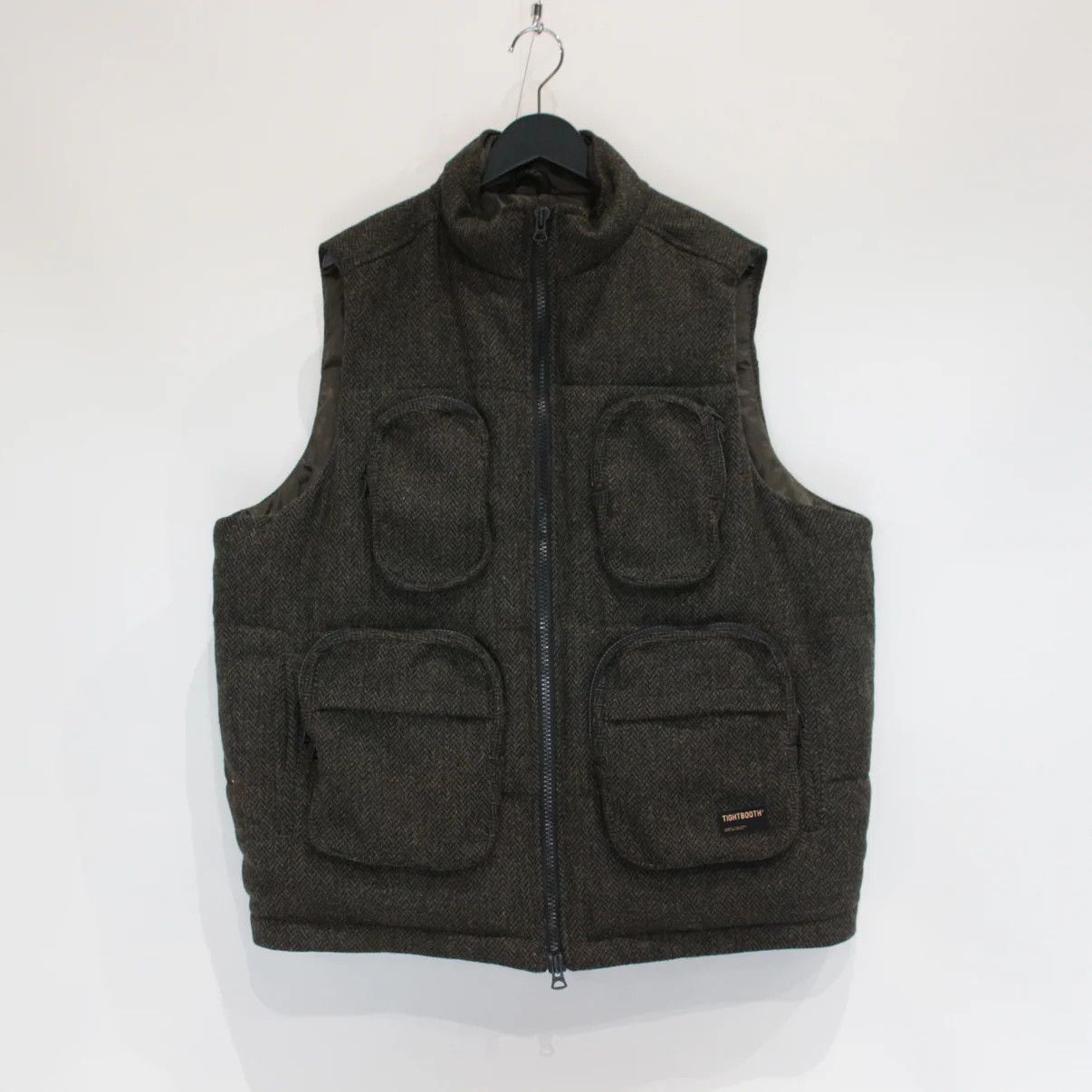 Japanese Brand TIGHTBOOTH JAPANESE TWEED DOWN VEST Size US L / EU 52-54 / 3 - 2 Thumbnail