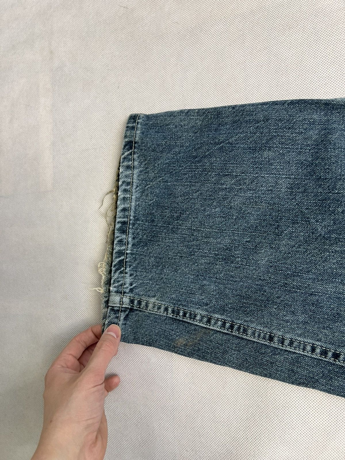 Lee × Vintage Baggy Pants Lee Single Knee Dungarees Hip Hop Rap Vintage Size US 38 / EU 54 - 5 Thumbnail