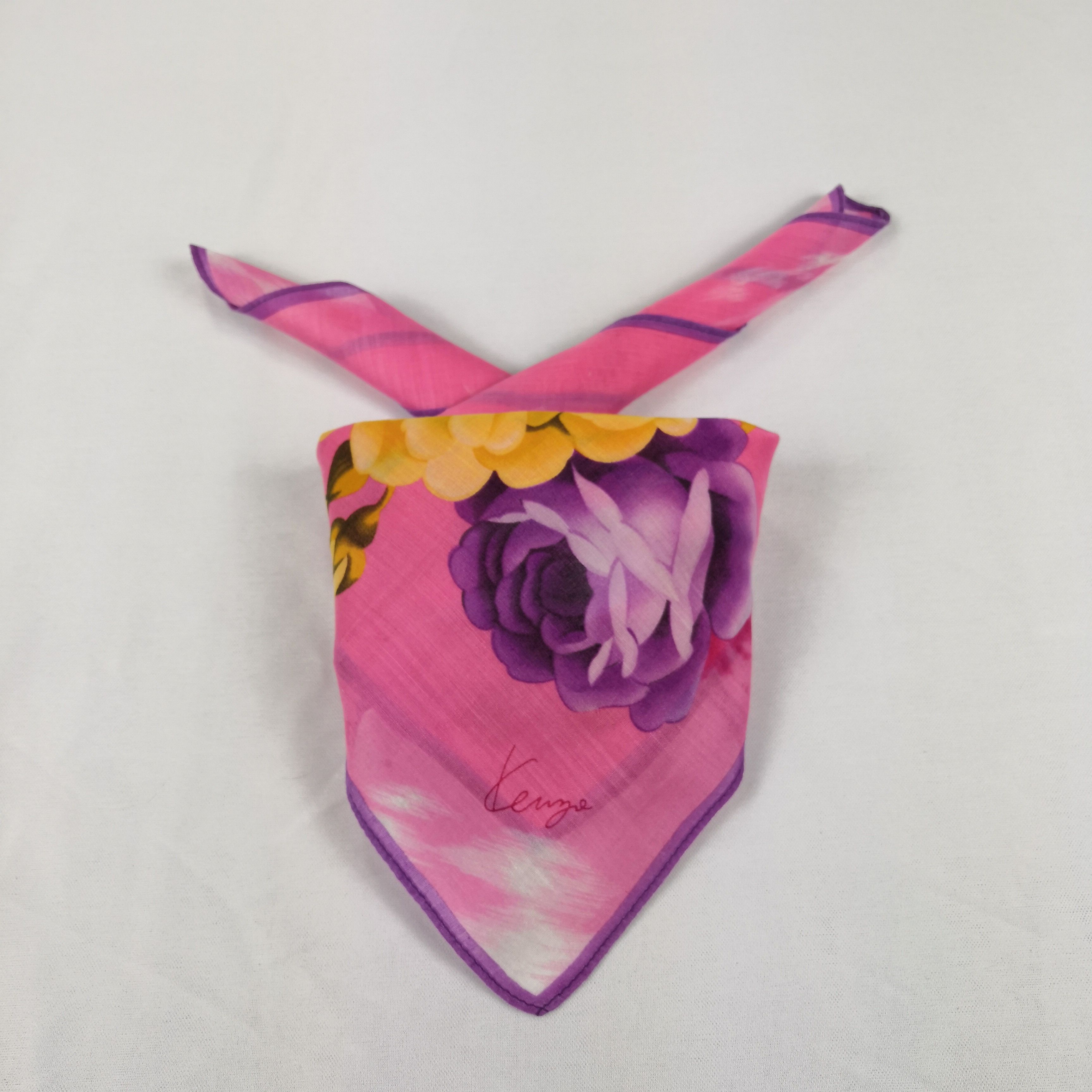 Kenzo Vintage Kenzo Handkerchief Neckerchief Bandana Size ONE SIZE - 1 Thumbnail