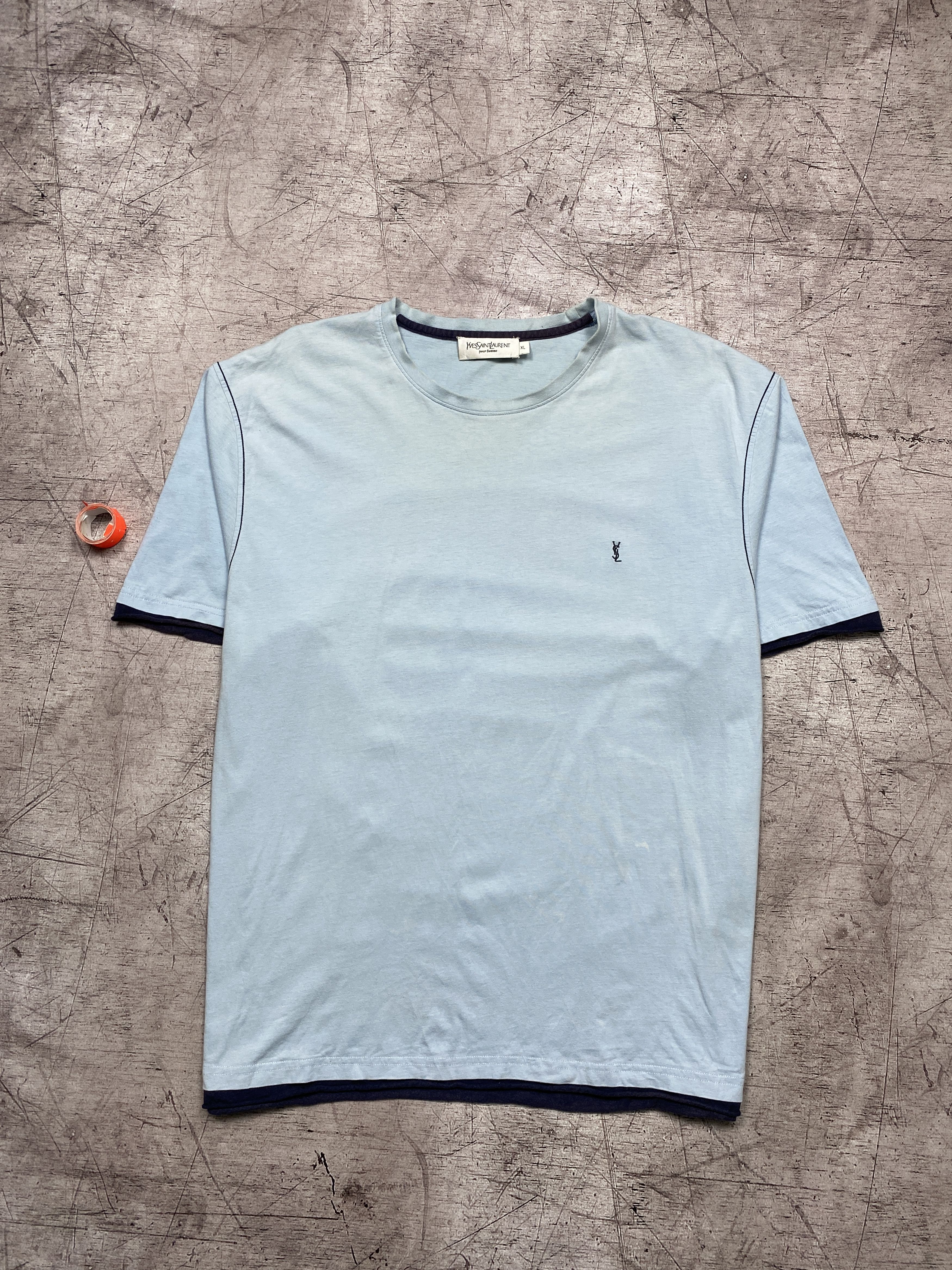 Yves Saint Laurent Yves Saint Laurent vintage t-shirt YSL Size US XL / EU 56 / 4 - 1 Thumbnail