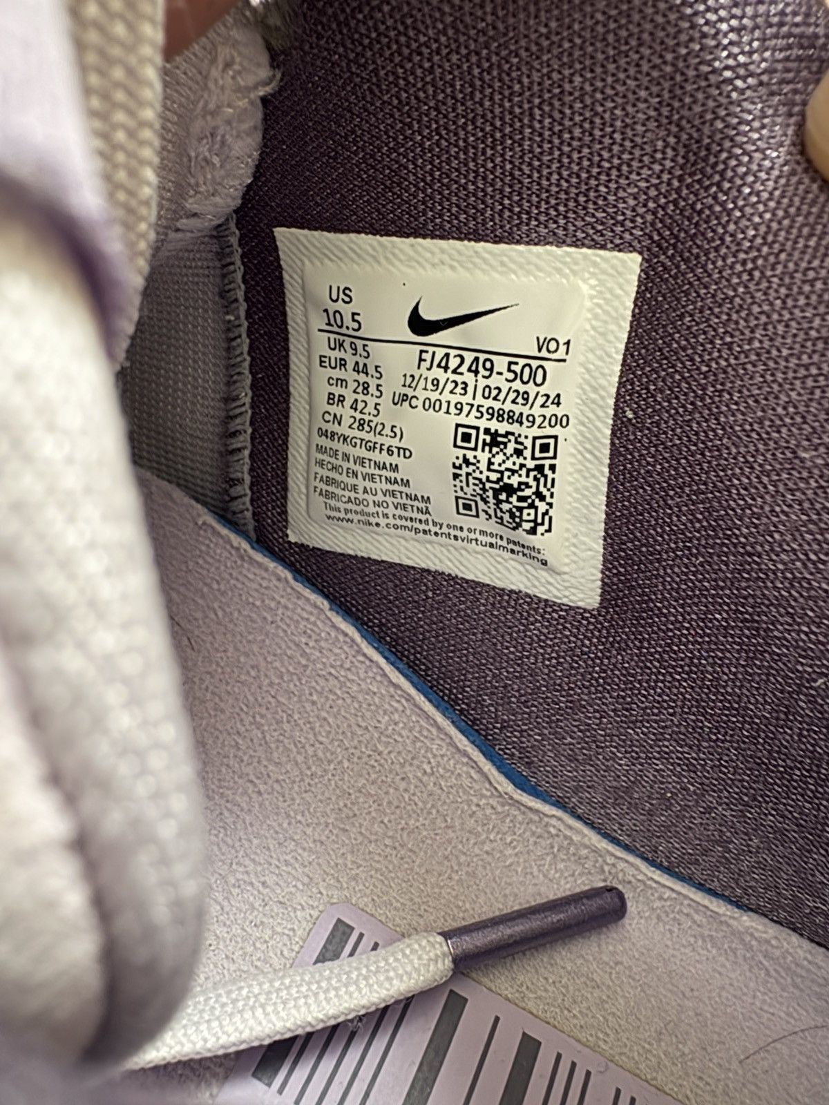 Nike Nike Book 1 Lilac Bloom Size US 10.5 / EU 43-44 - 6 Thumbnail