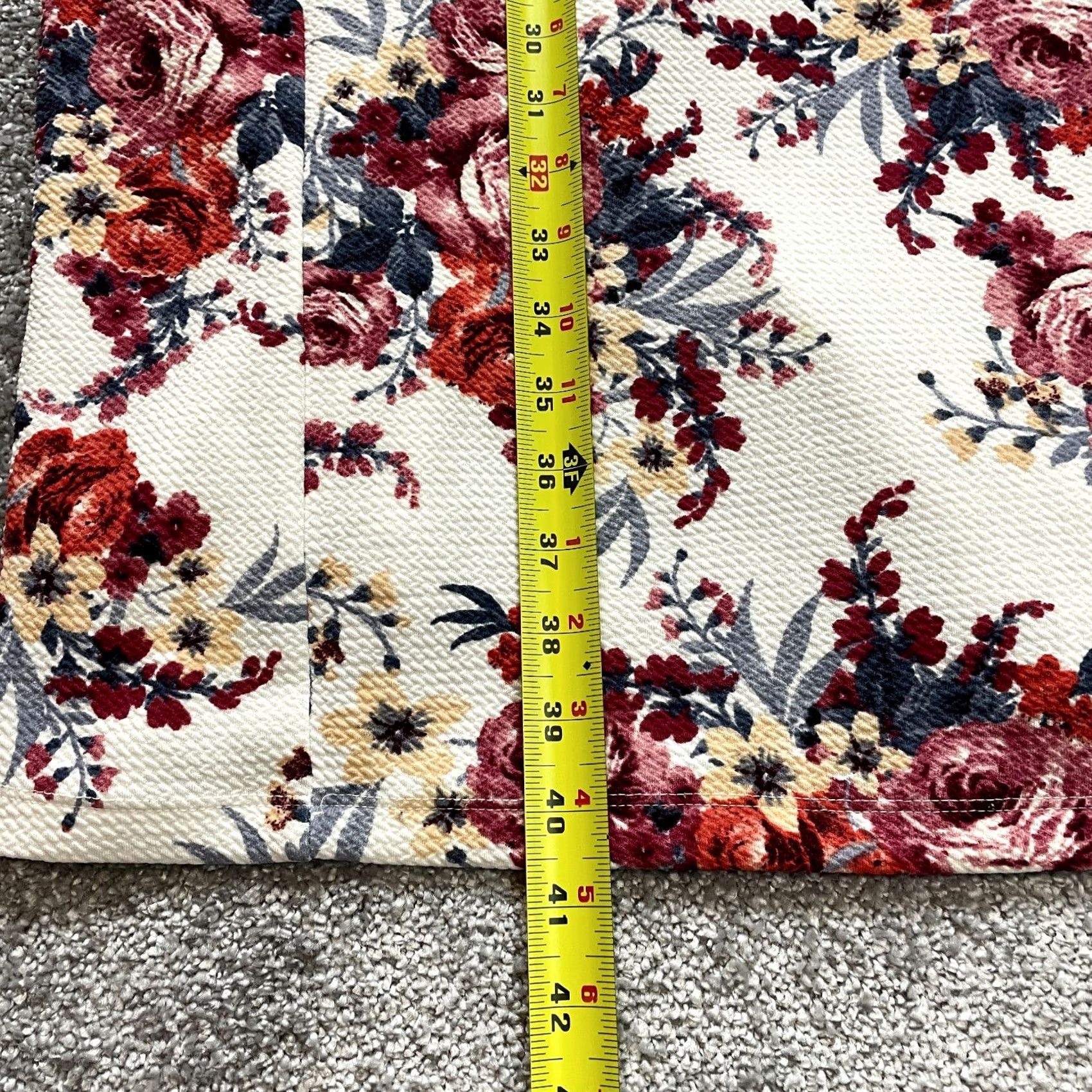 Vintage Love J Shift Dress Womens Plus 2X White Floral Midi Sleeveless Polyester Size XXL / US 16-18 / IT 52-54 - 3 Thumbnail