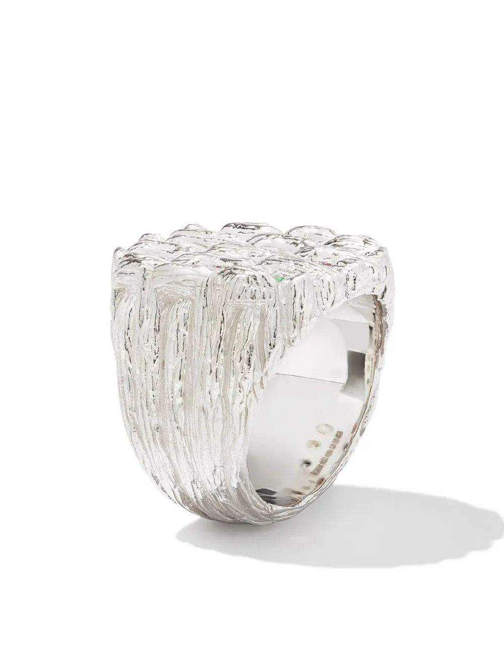 Bleue Burnham o1mle0325 Size: R / Unisex Woven Roots Signet Ring Size ONE SIZE - 3 Thumbnail