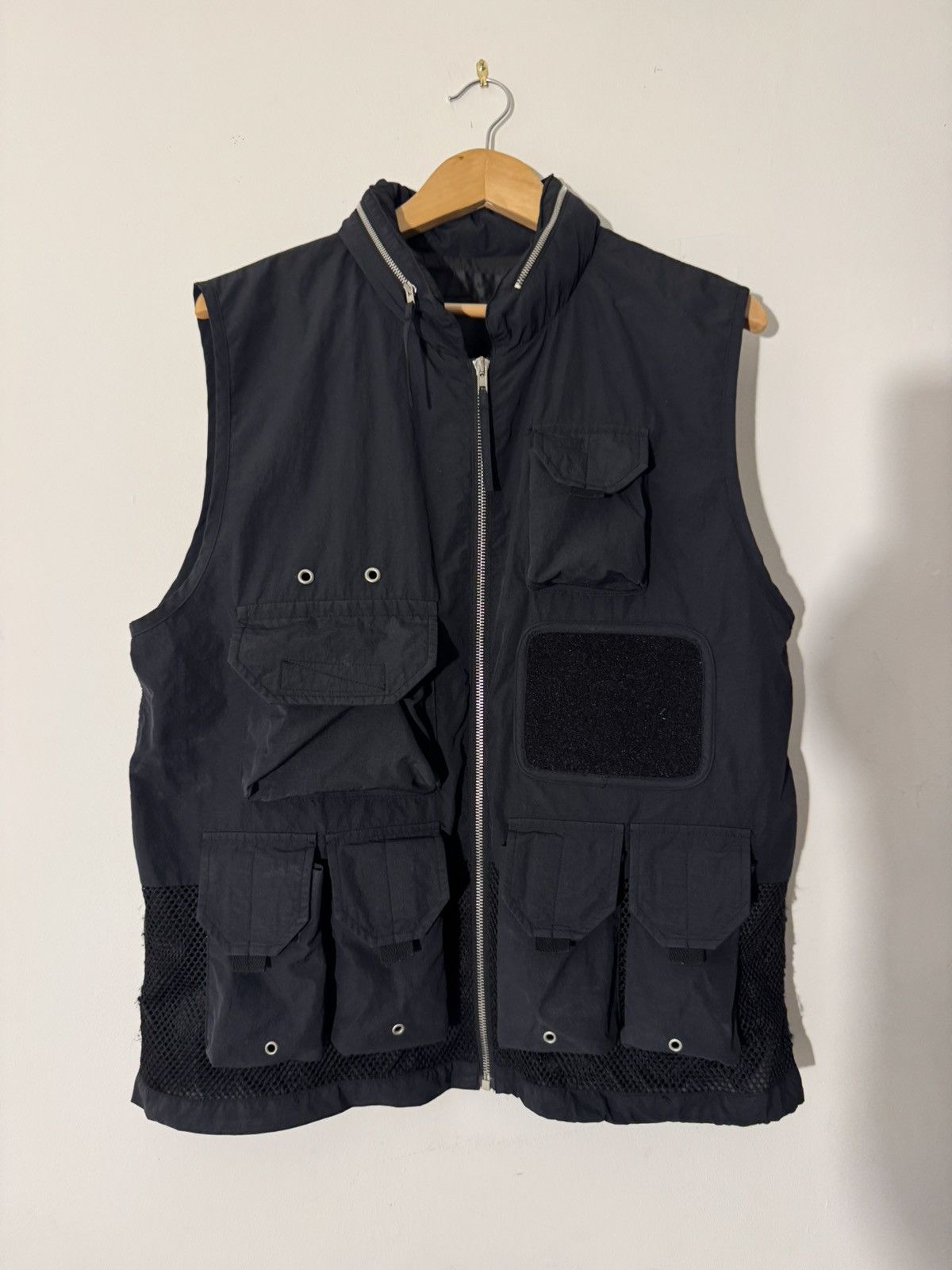 Helmut Lang Helmut Lang Black Tactical Vest Size US M / EU 48-50 / 2 - 7 Thumbnail