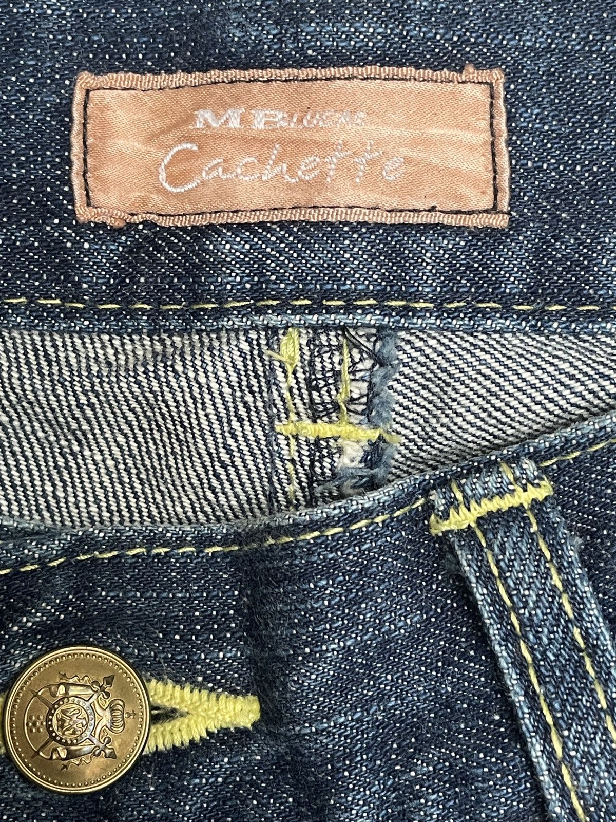 Japanese Brand × Vintage Rare Design Vintage Japanese Brand MB Cachette Jeans 2000s Size US 31 - 10 Thumbnail