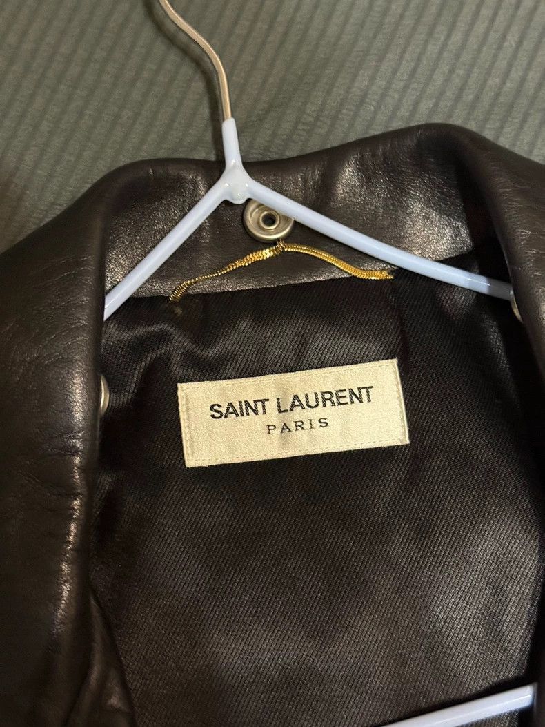 Hedi Slimane Saint Laurent L01 Leather Biker Jacket- Size XS / US 0-2 / IT 36-38 - 5 Thumbnail