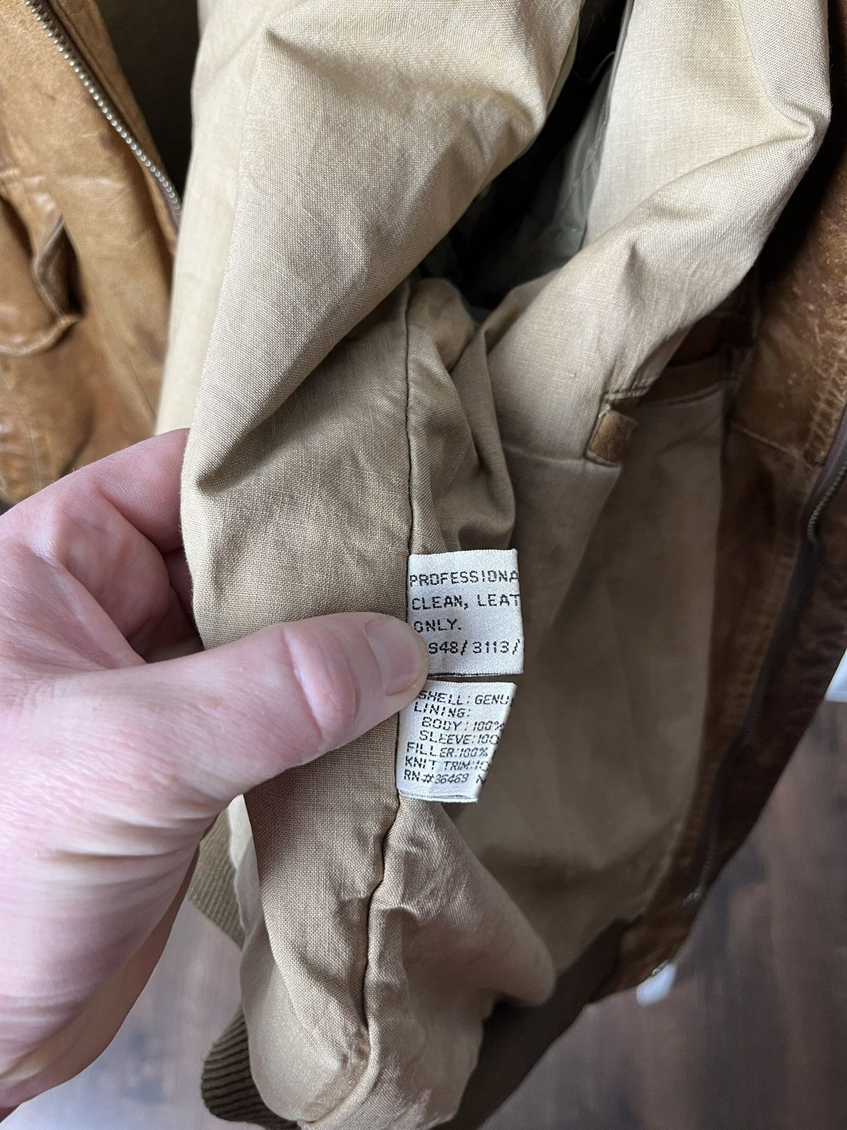 Japanese Brand × Vintage Vintage Brown Leather Boxy Bomber Jacket Kanye West Style Size US XL / EU 56 / 4 - 10 Thumbnail
